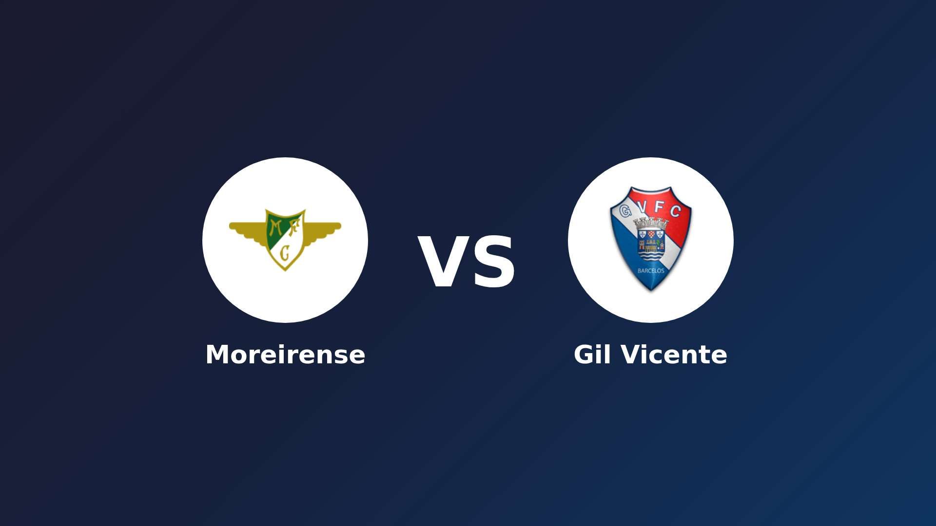 Moreirense vs Gil Vicente