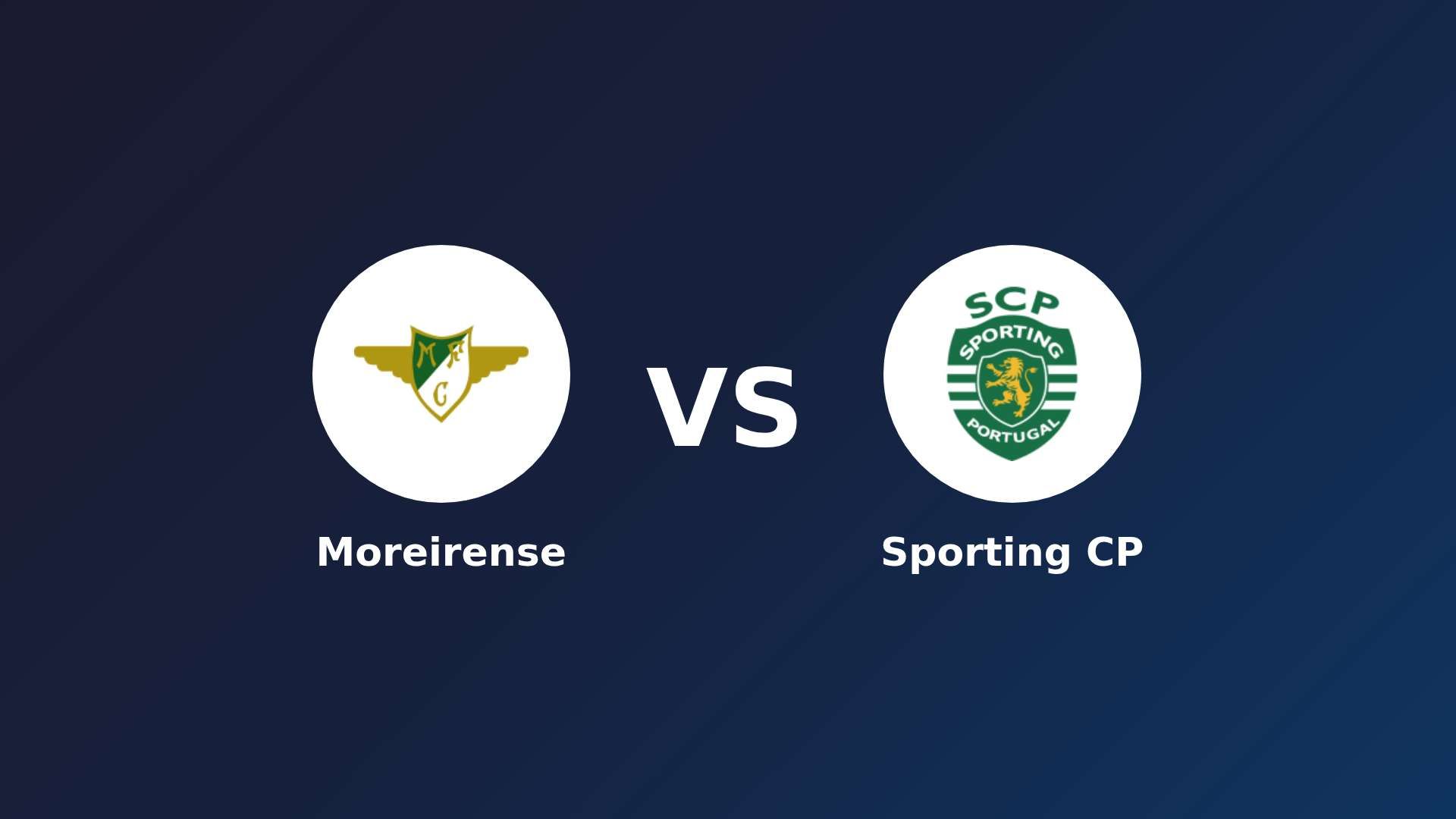 Moreirense vs Sporting CP