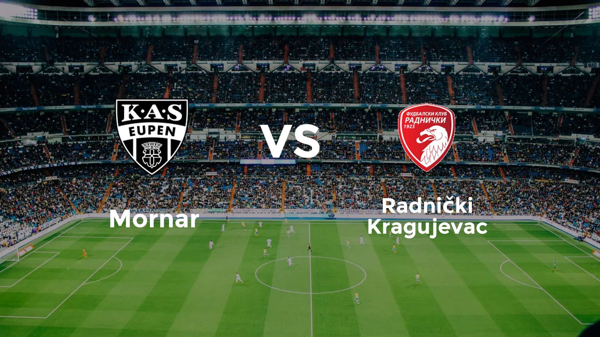 Mornar vs Radnički Kragujevac