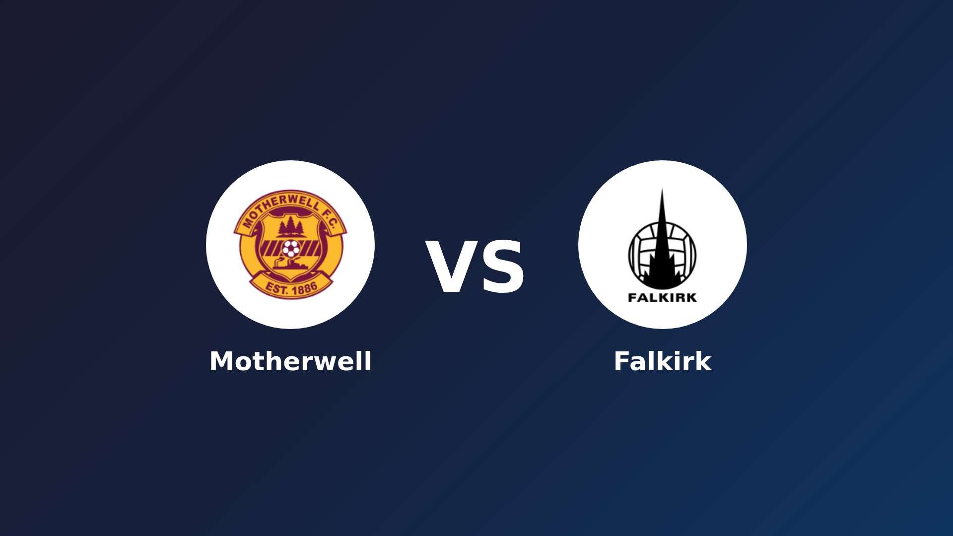 Motherwell vs Falkirk