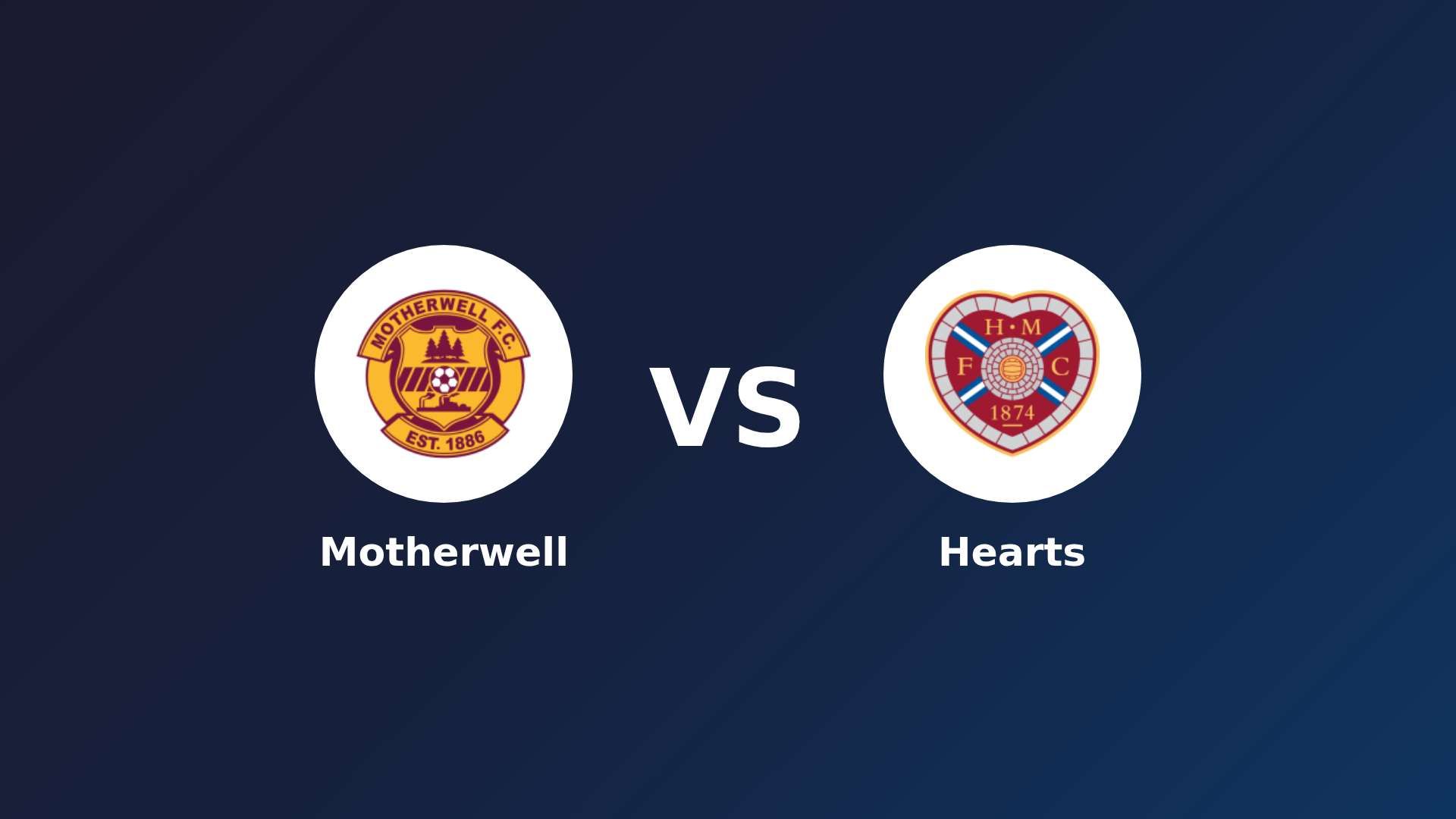 Motherwell vs Hearts