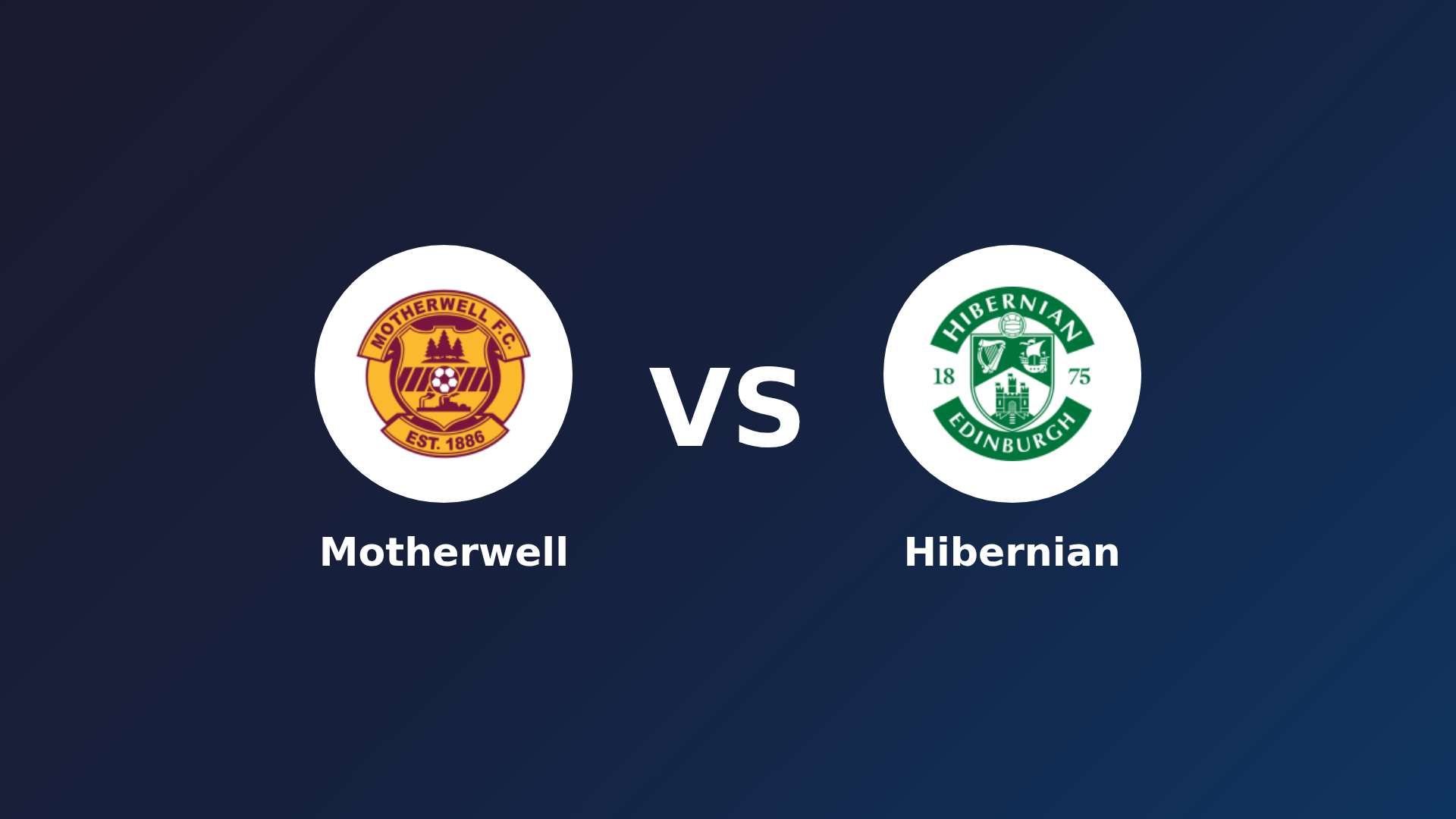 Motherwell vs Hibernian