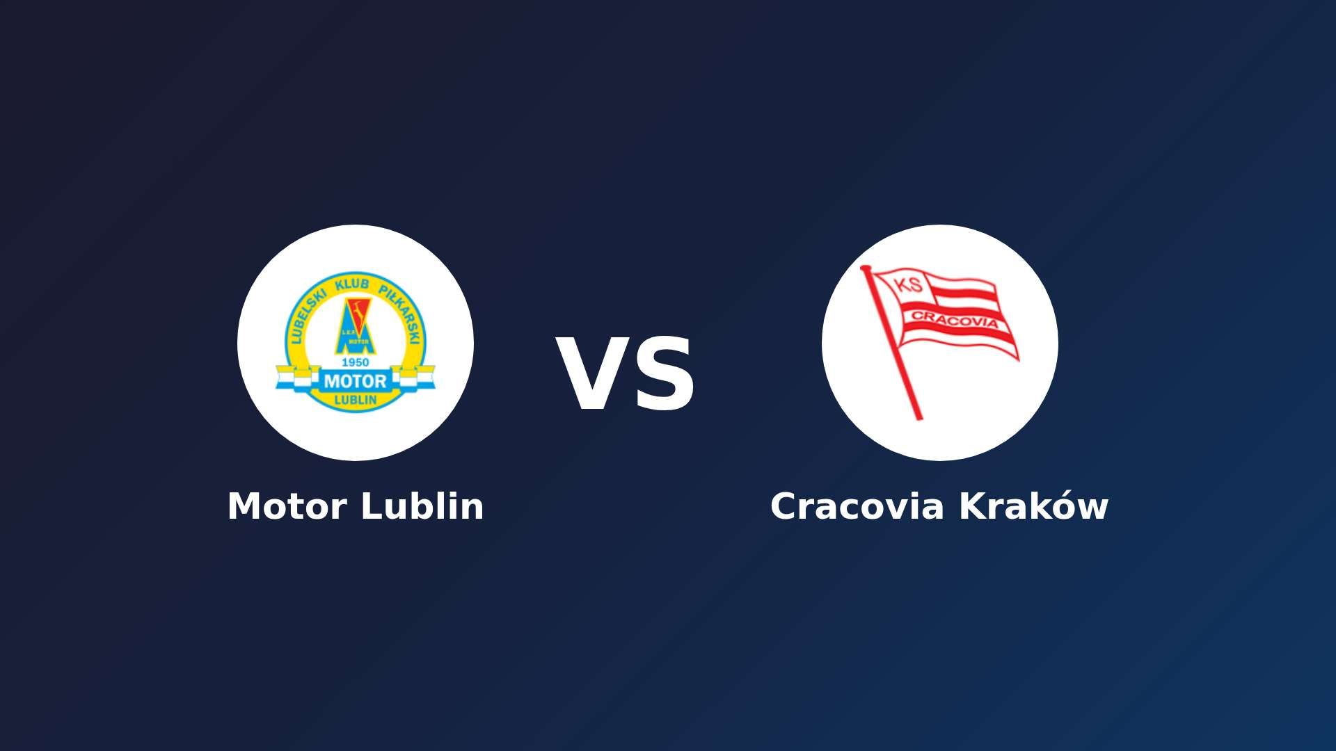 Motor Lublin vs Cracovia Kraków
