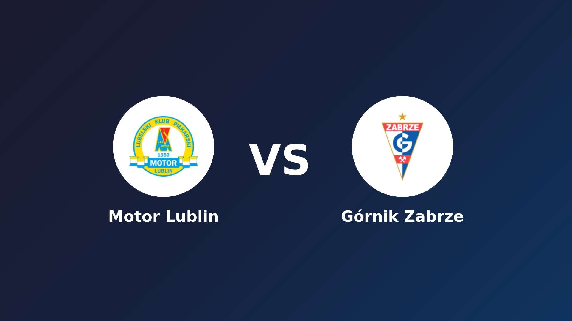 Motor Lublin vs Górnik Zabrze