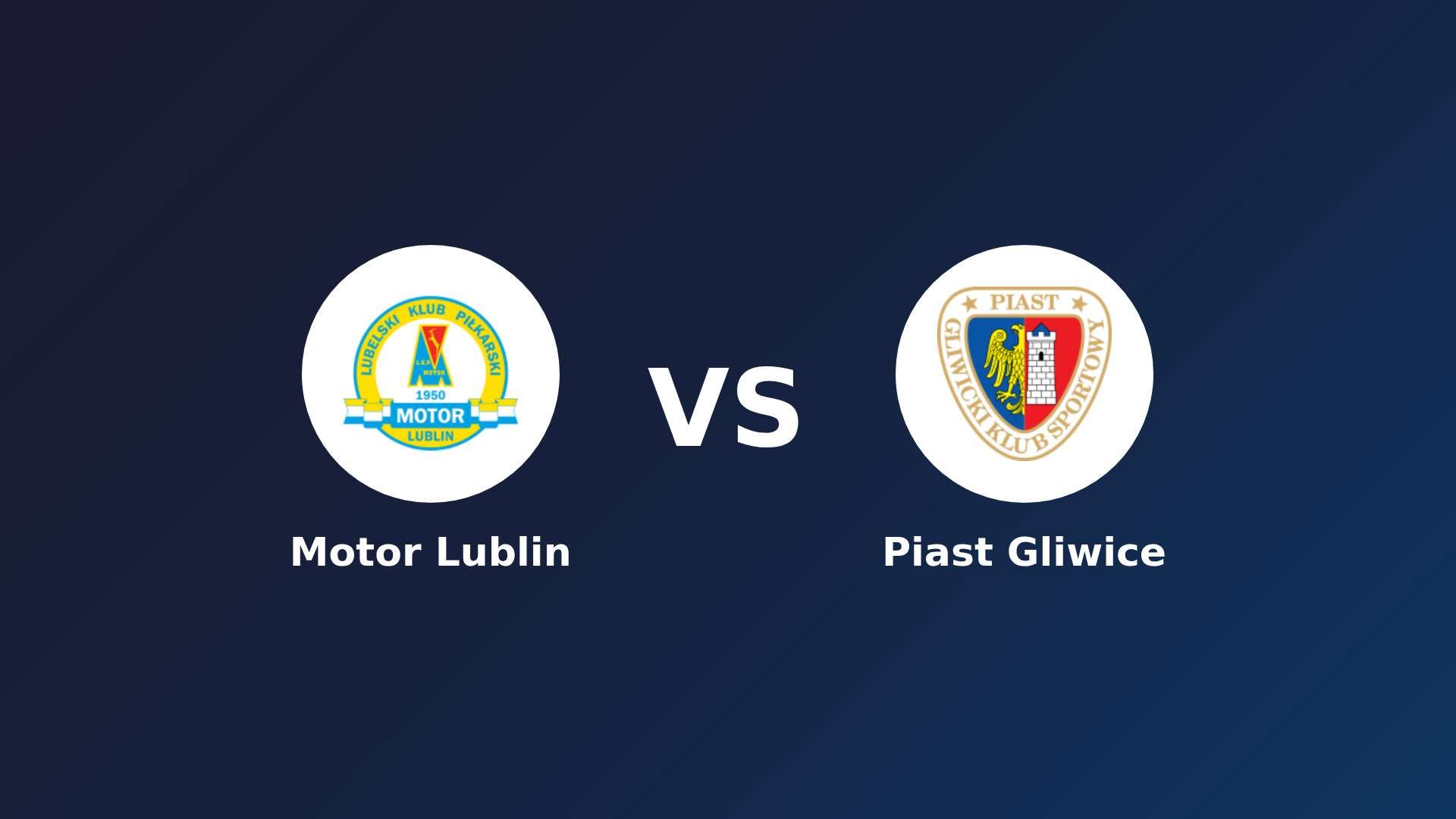 Motor Lublin vs Piast Gliwice