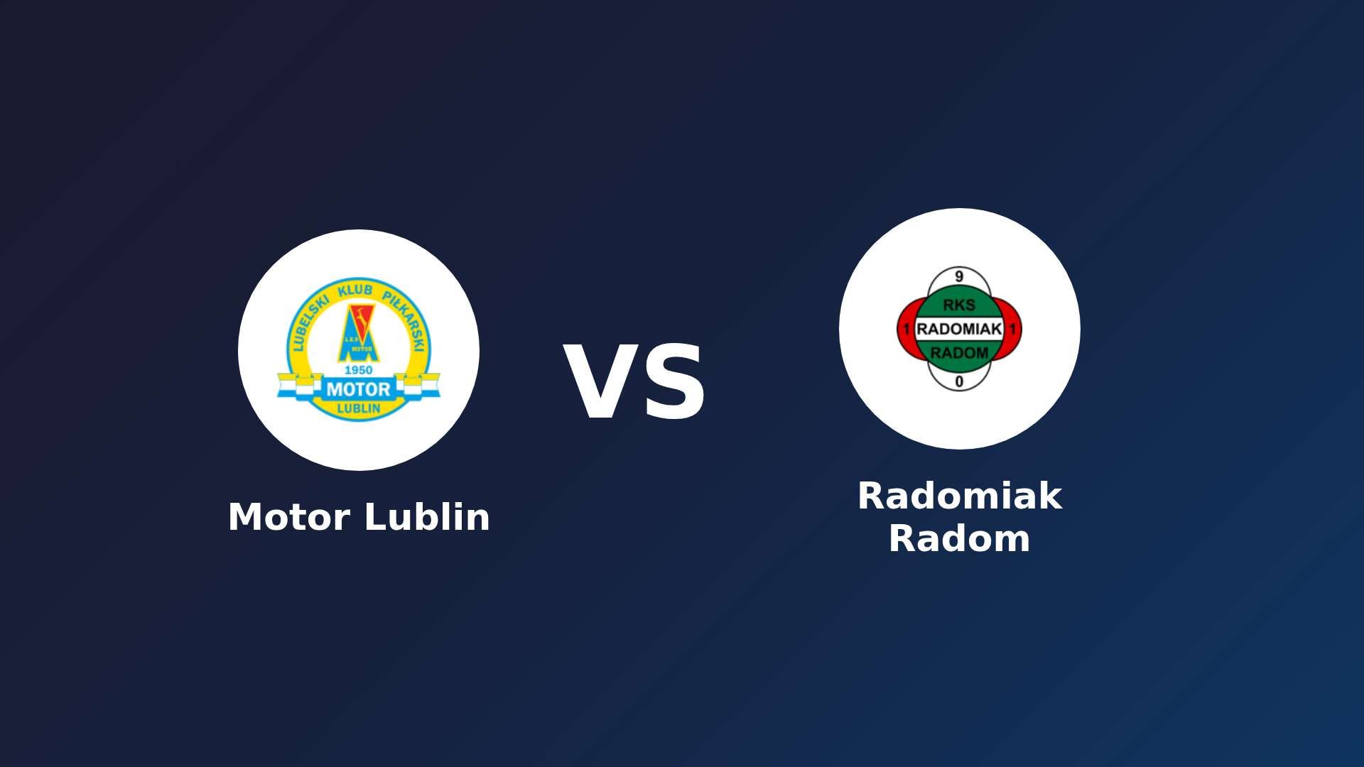 Motor Lublin vs Radomiak Radom