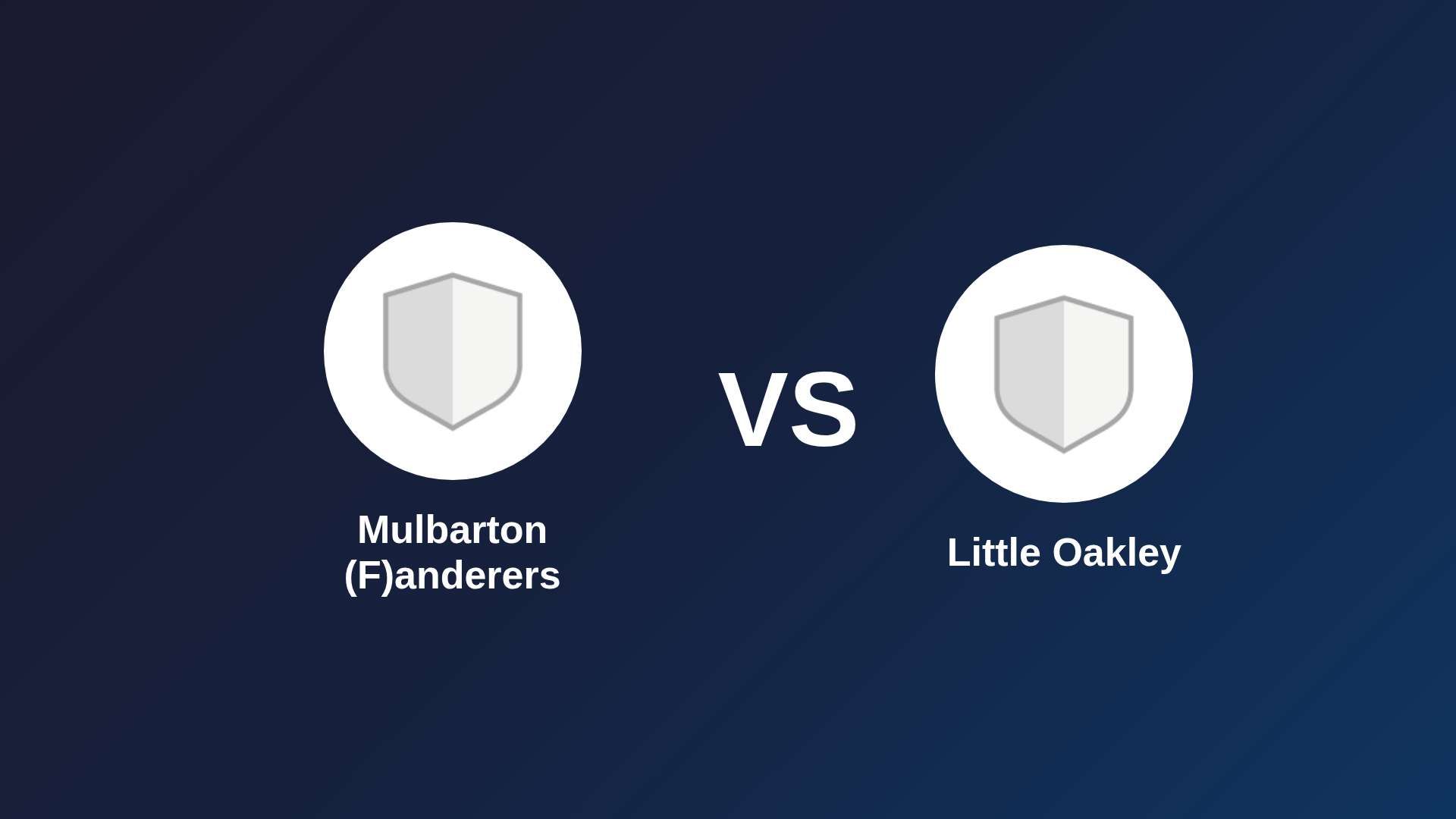 Mulbarton (F)anderers vs Little Oakley