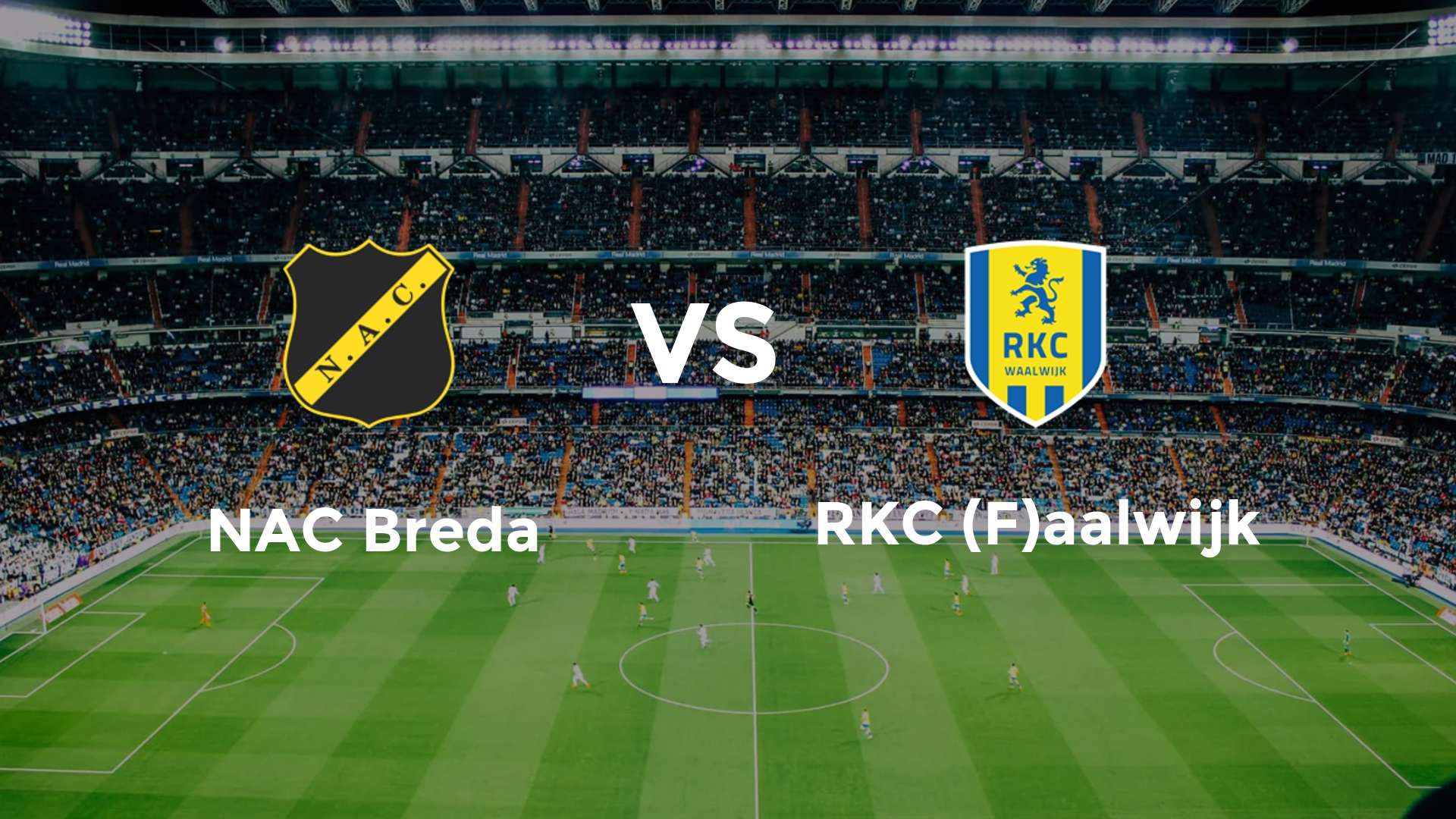 NAC Breda vs RKC (F)aalwijk