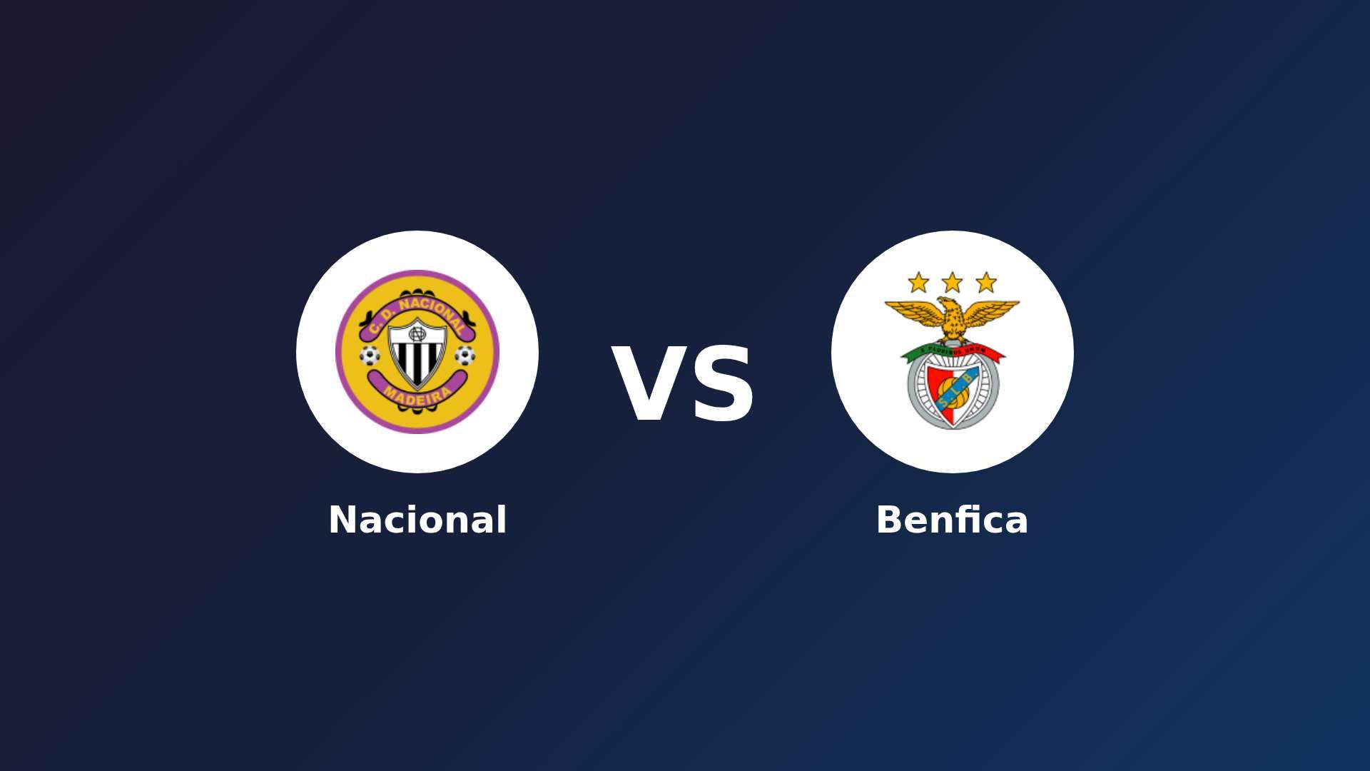 Nacional vs Benfica