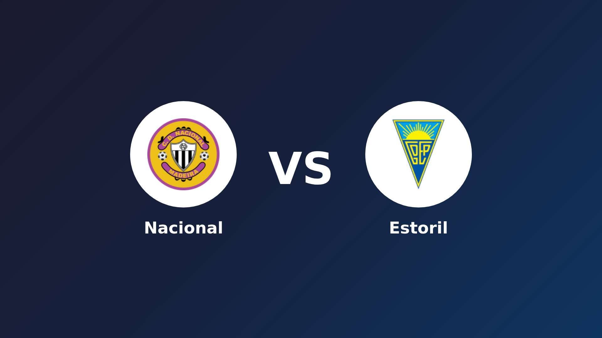 Nacional vs Estoril