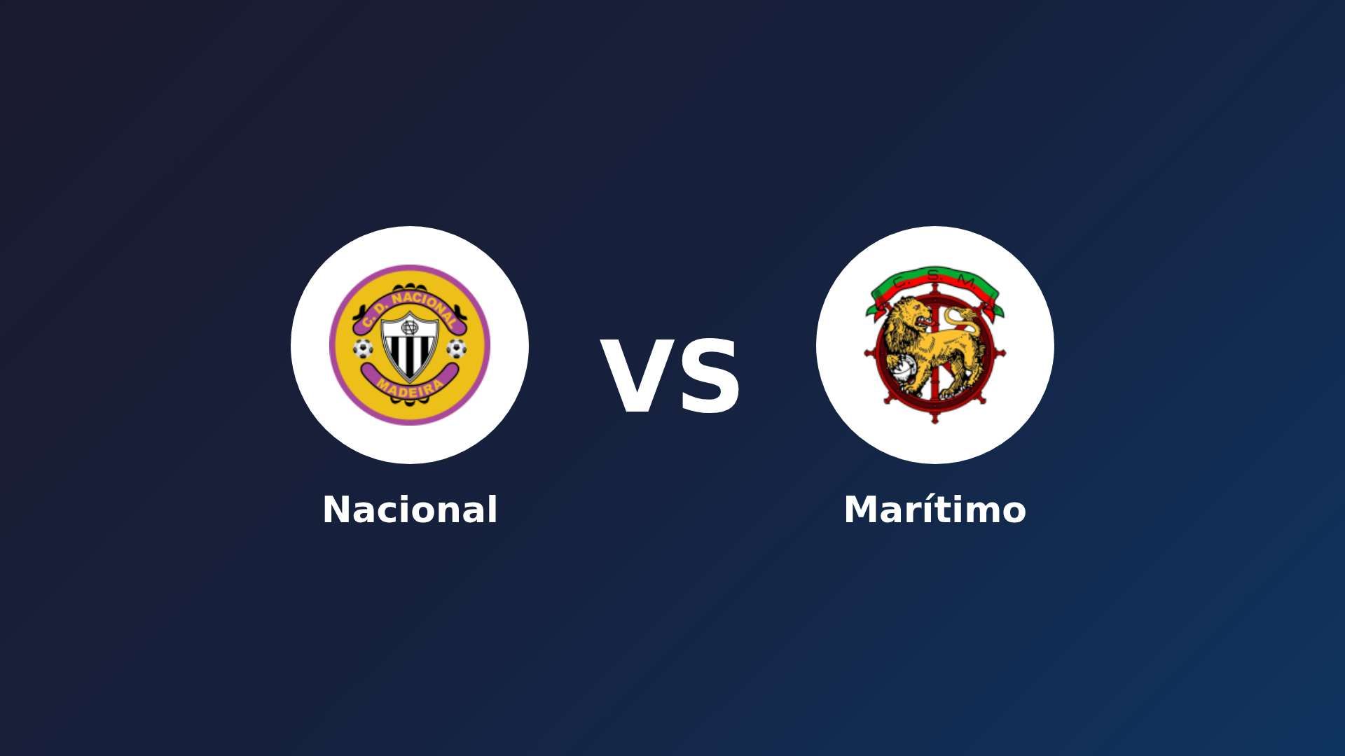 Nacional vs Marítimo