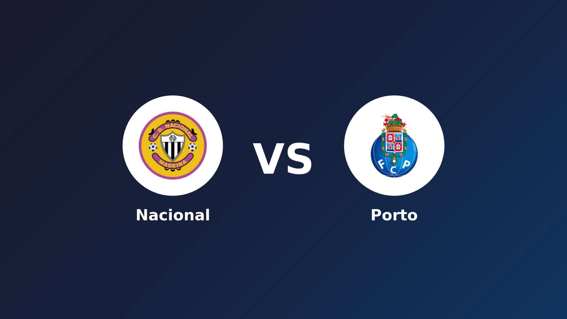 Nacional vs Porto