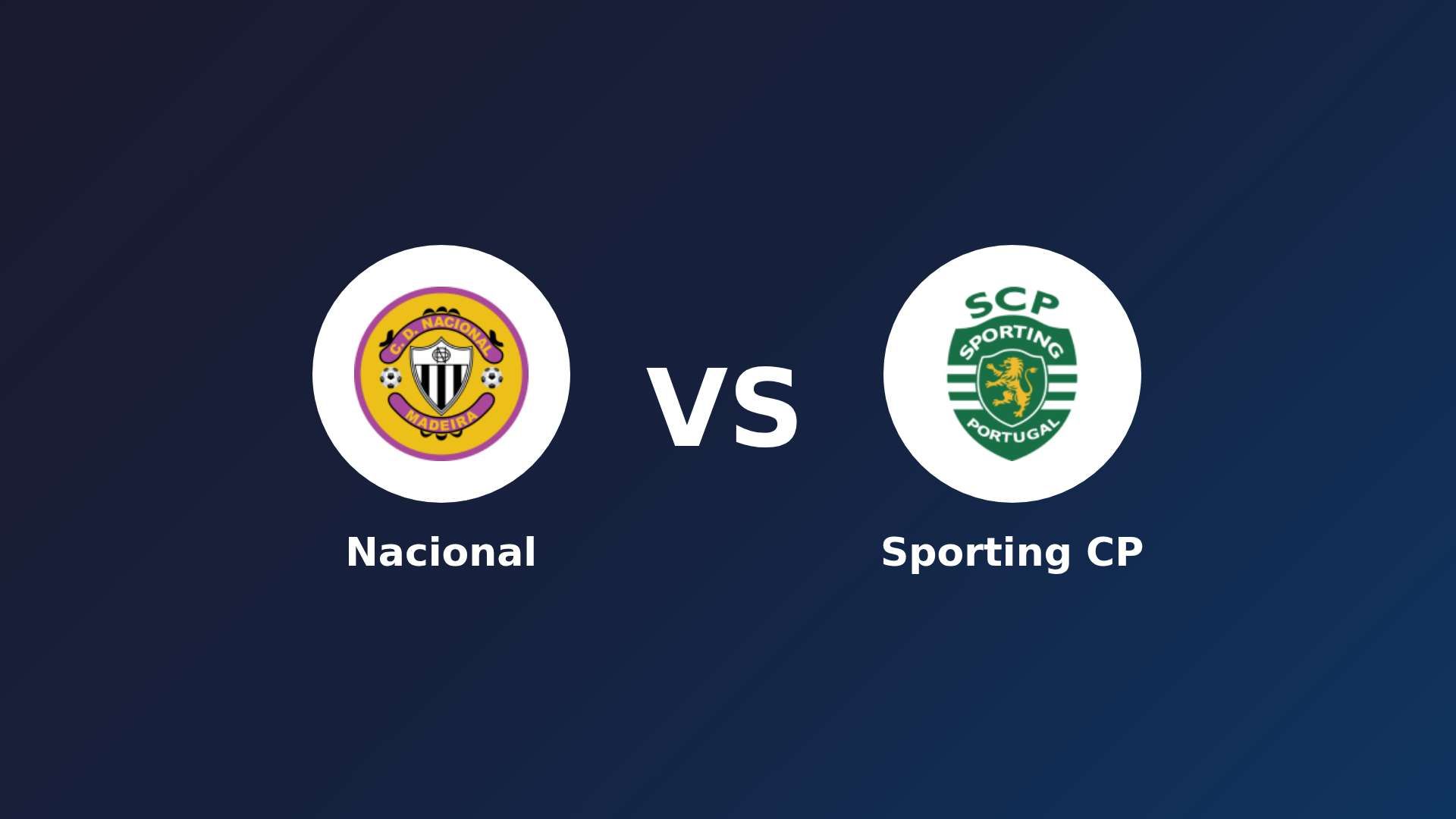 Nacional vs Sporting CP