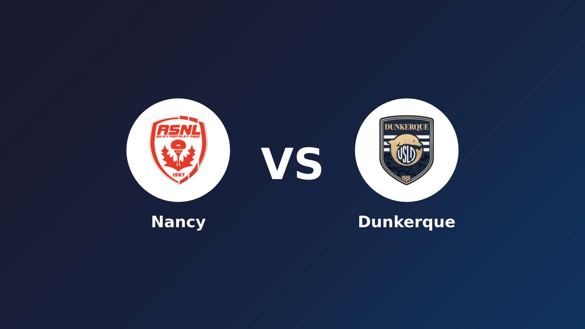 Nancy vs Dunkerque