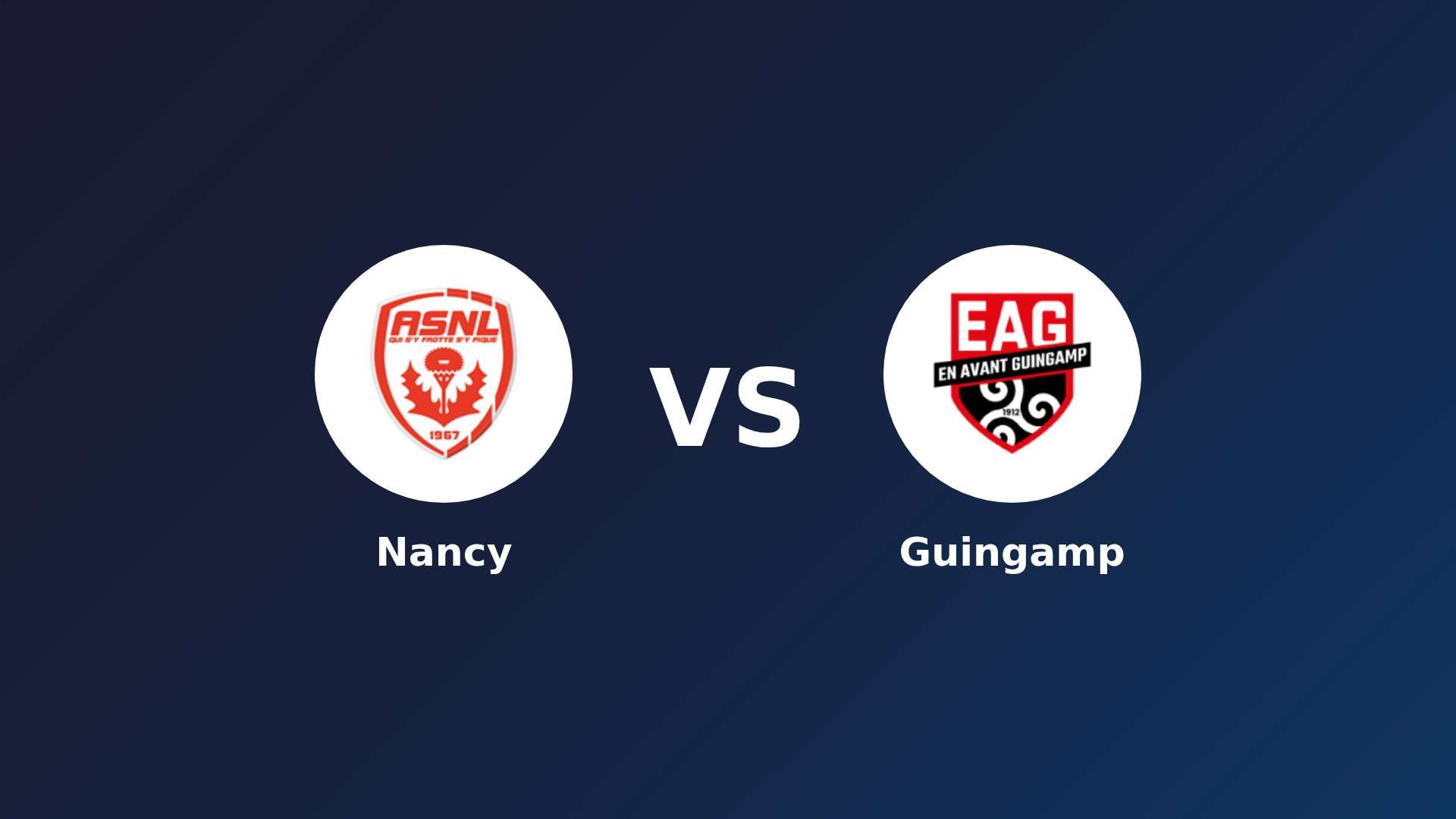 Nancy vs Guingamp