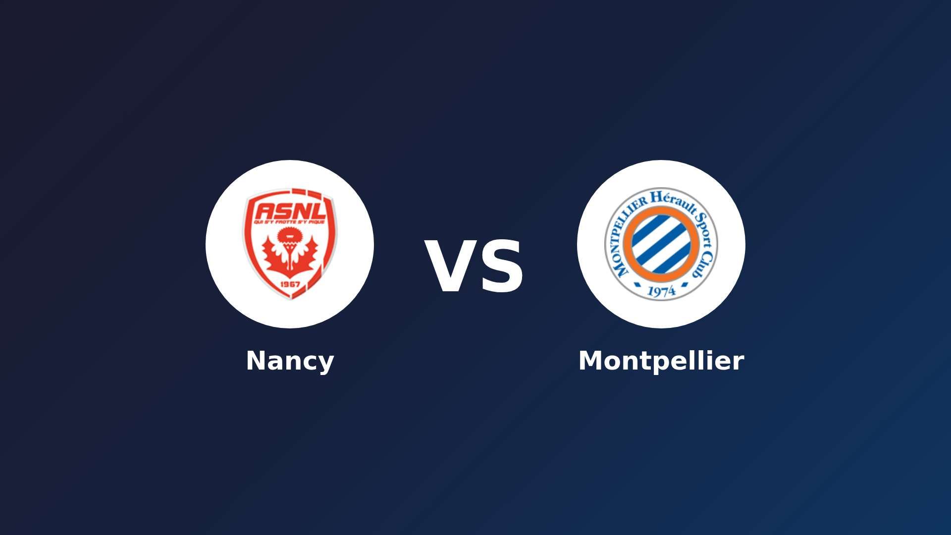 Nancy vs Montpellier