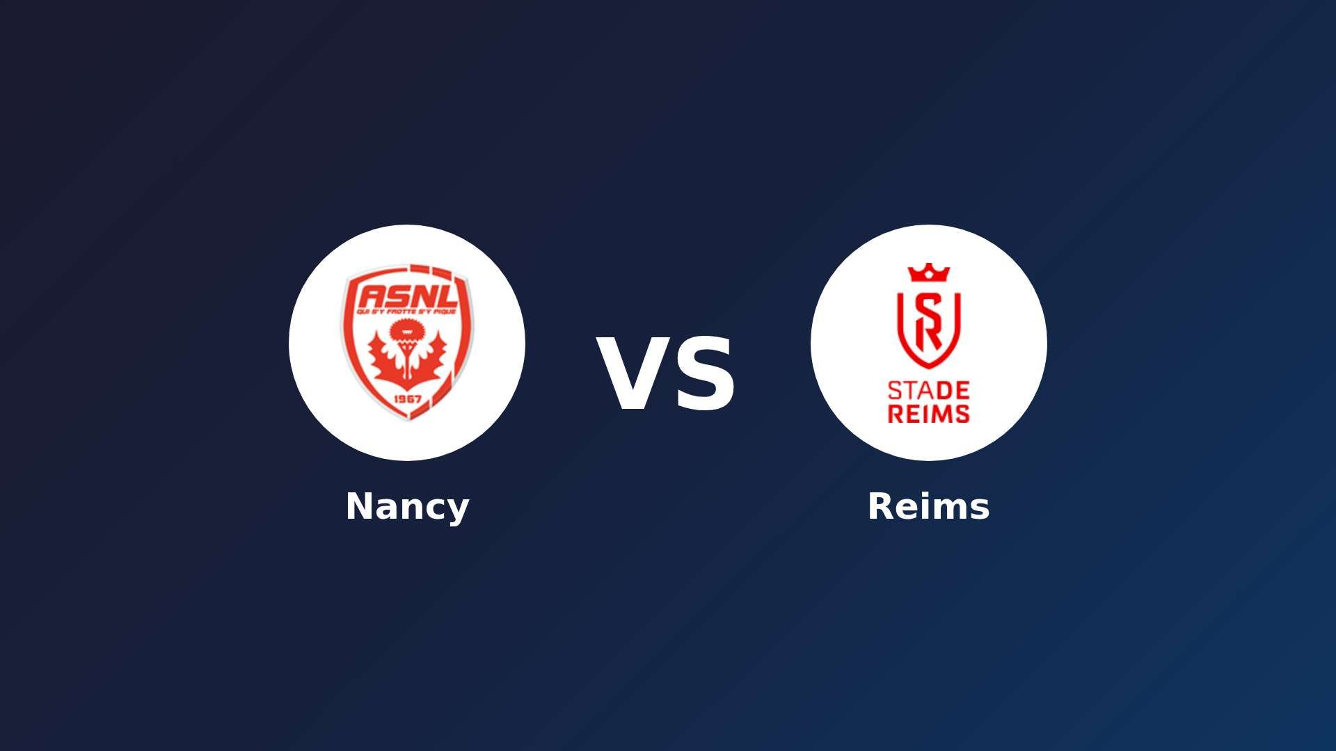 Nancy vs Reims
