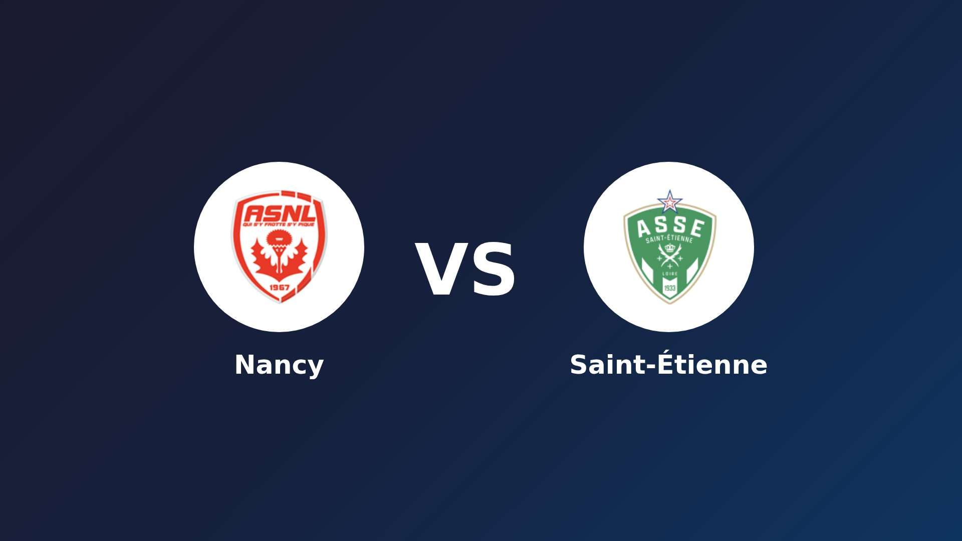 Nancy vs Saint-Étienne