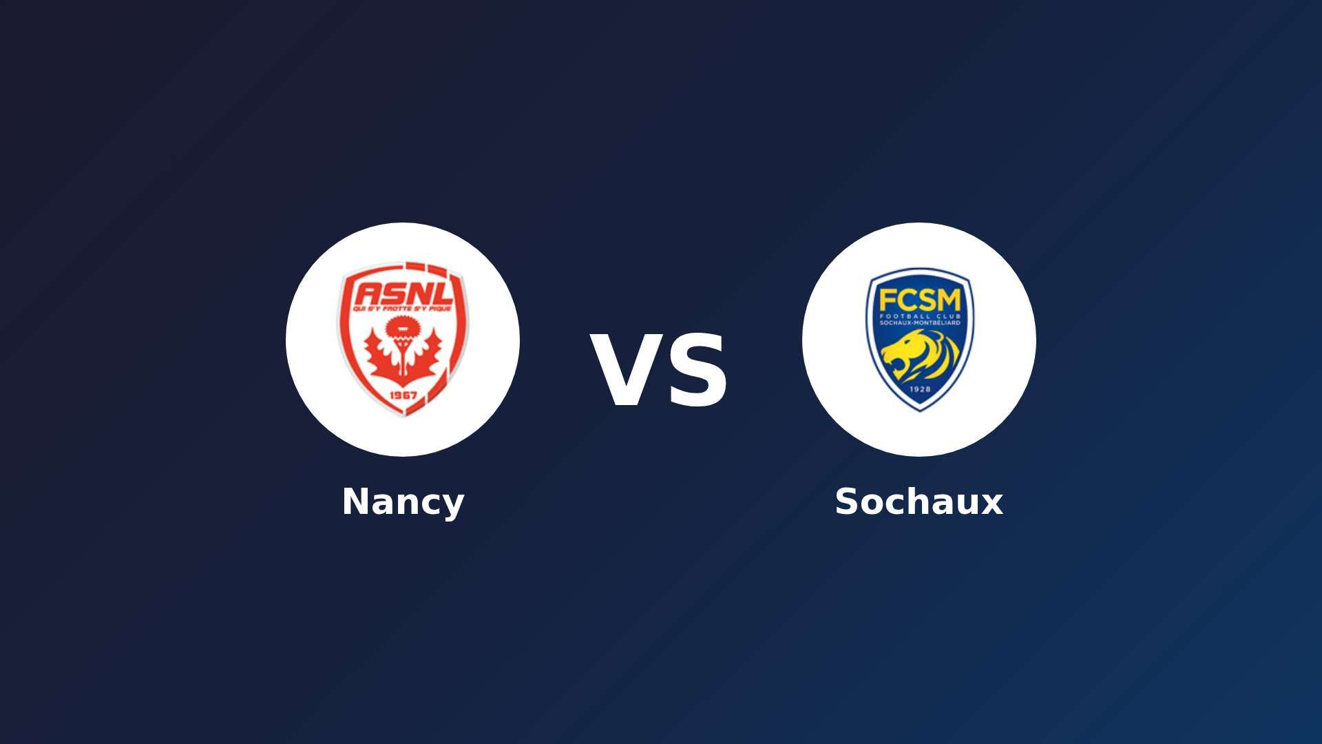 Nancy vs Sochaux