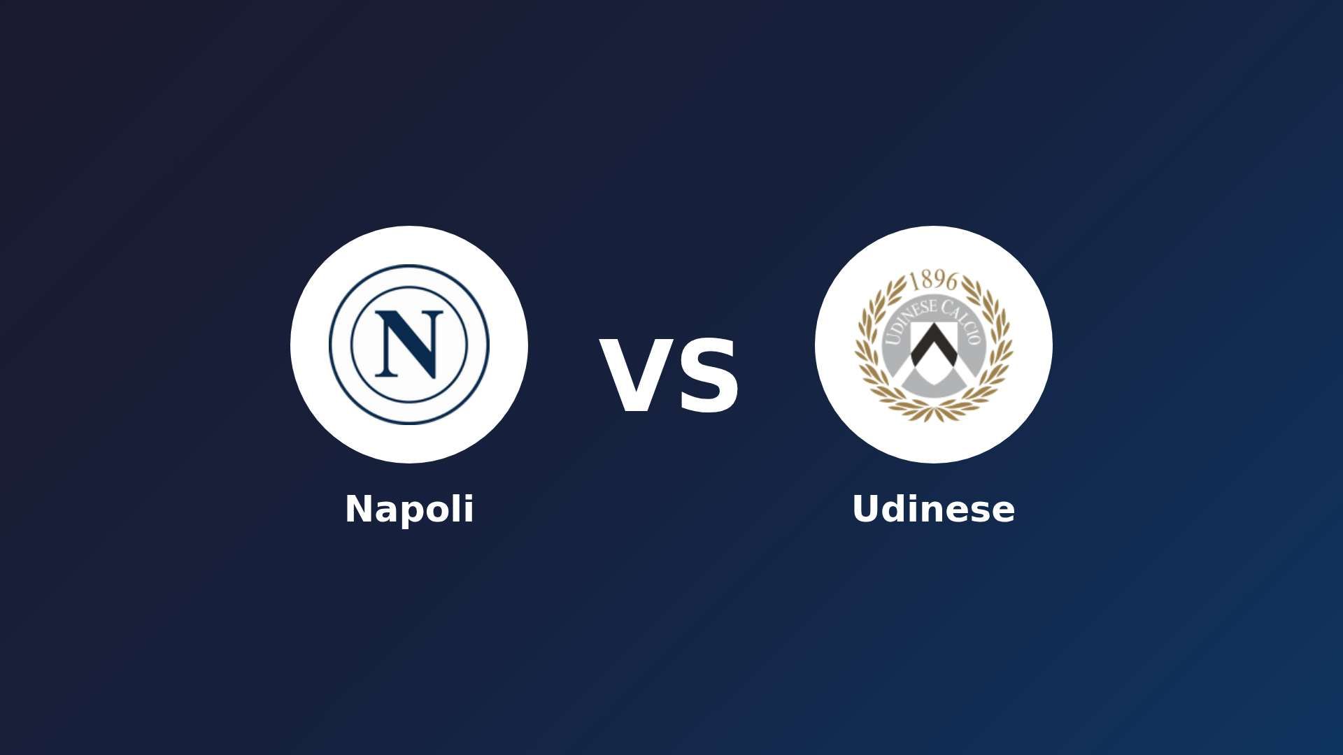 Napoli vs Udinese