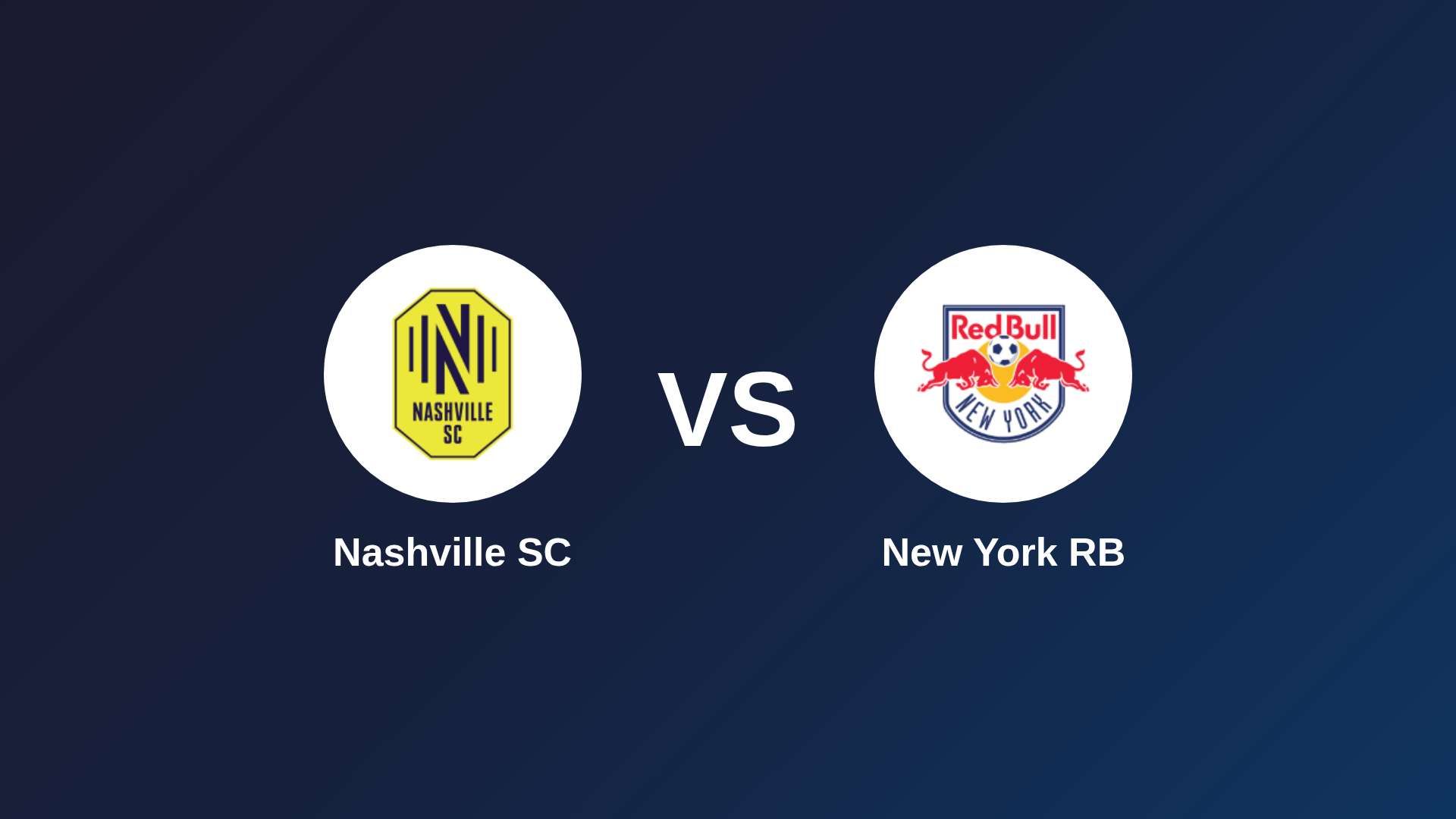 Nashville SC vs New York RB
