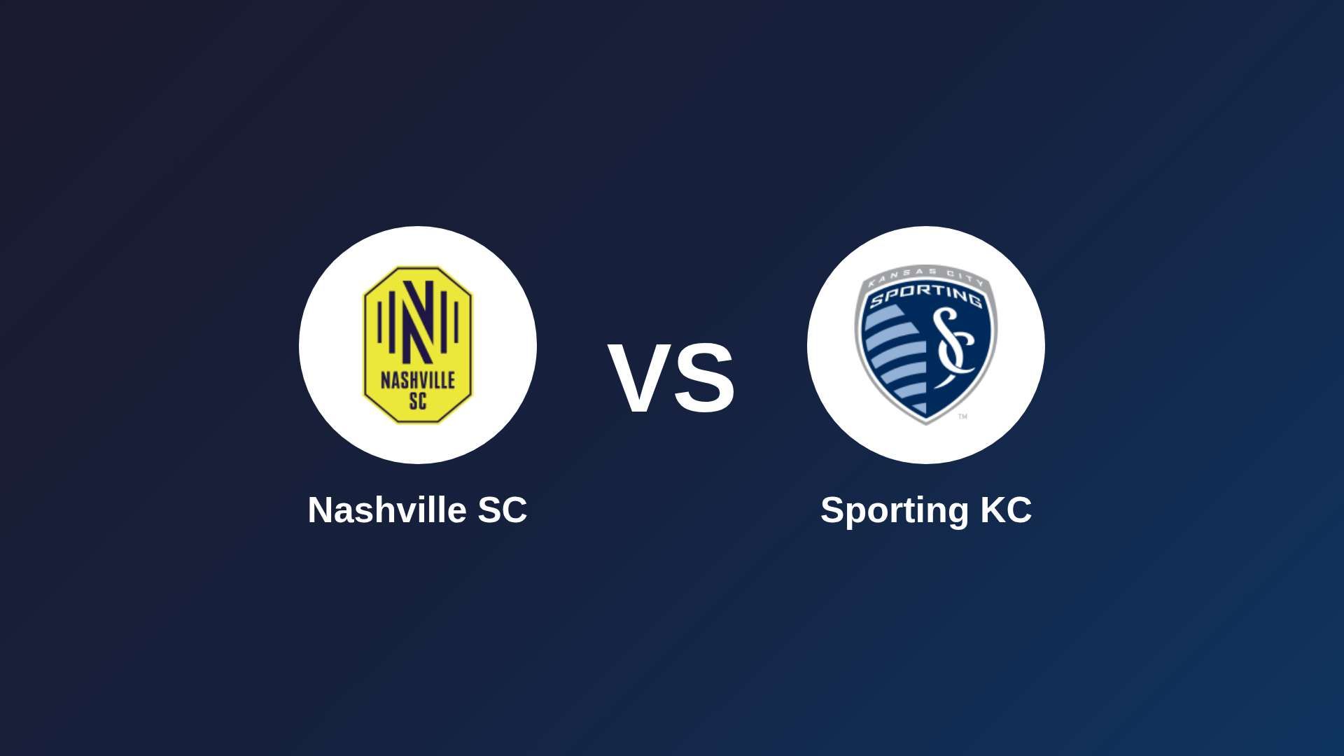 Nashville SC vs Sporting KC