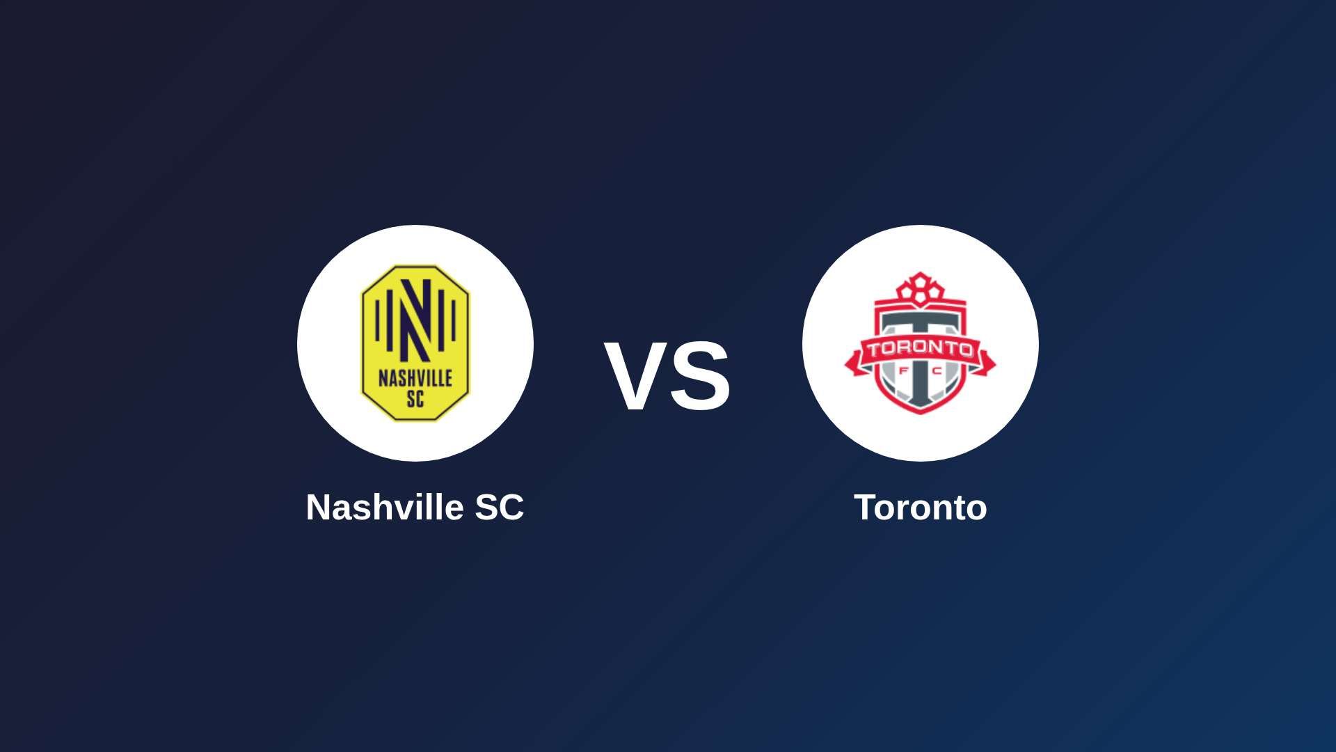 Nashville SC vs Toronto