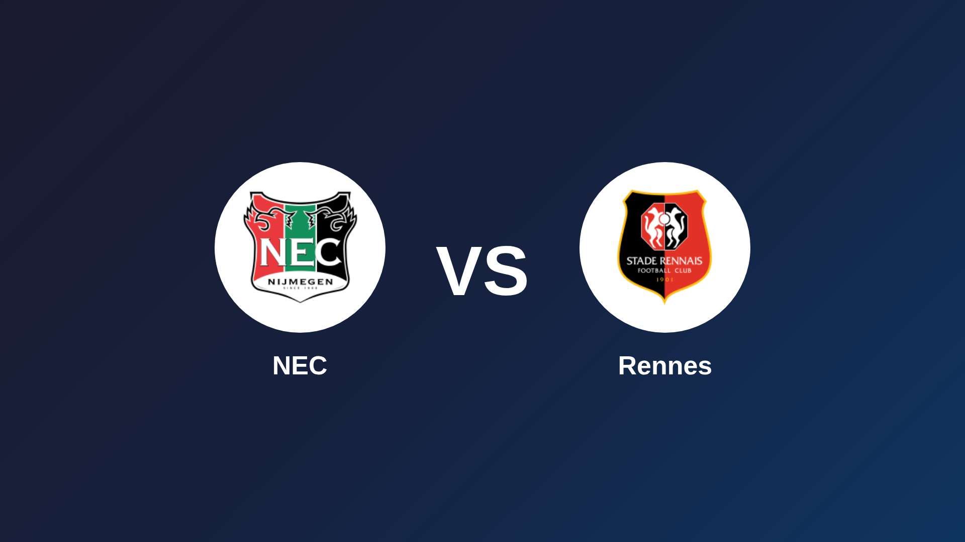 NEC Nijmegen vs Rennes
