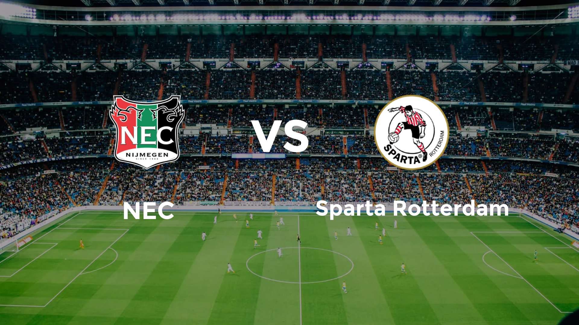 NEC Nijmegen vs Sparta Rotterdam
