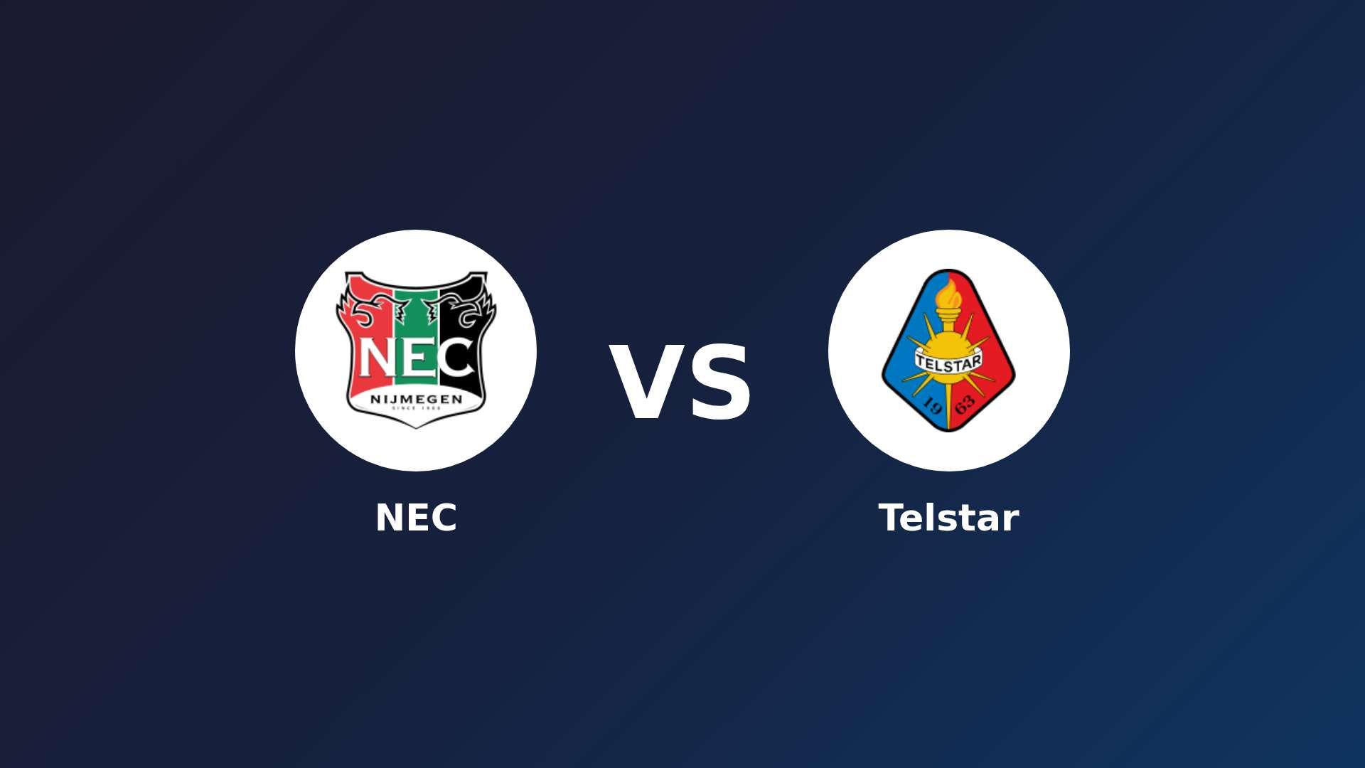 NEC Nijmegen vs Telstar