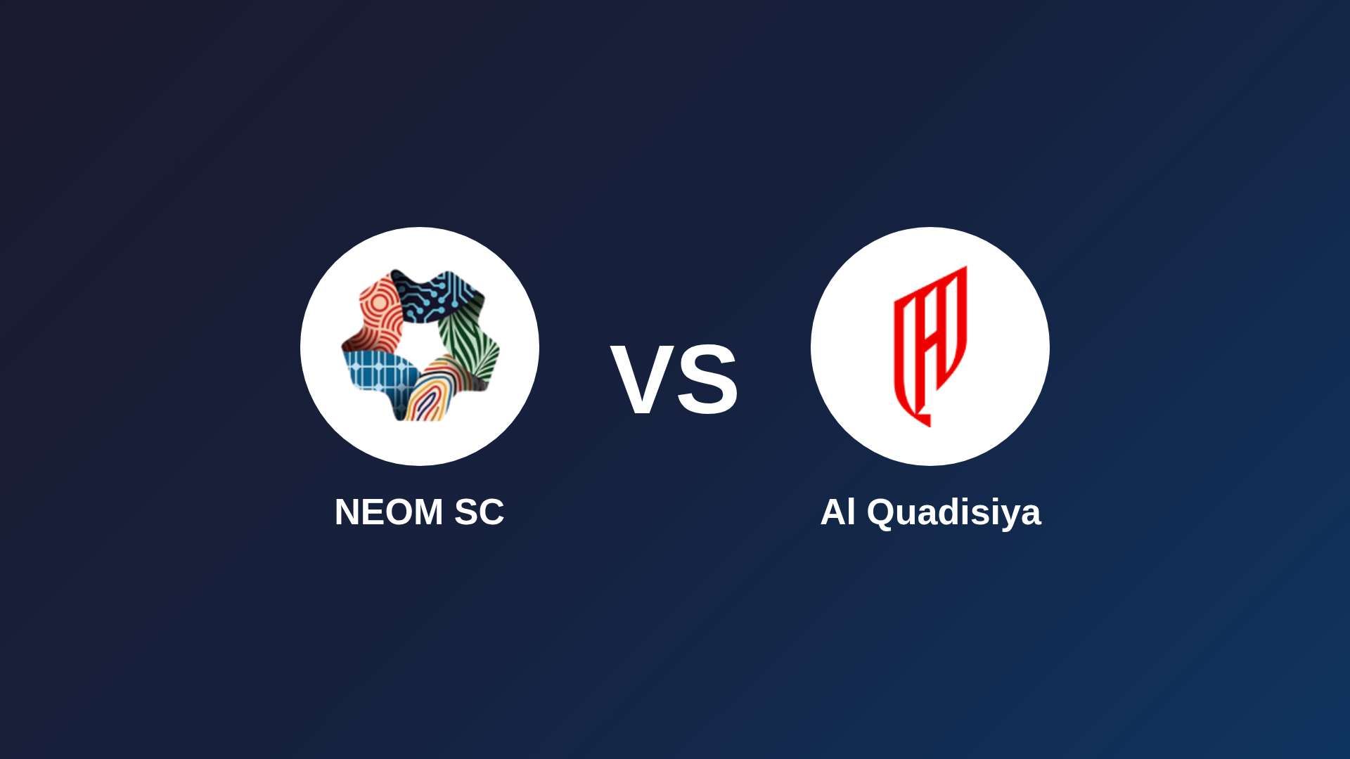 NEOM SC vs Al-Qadsiah