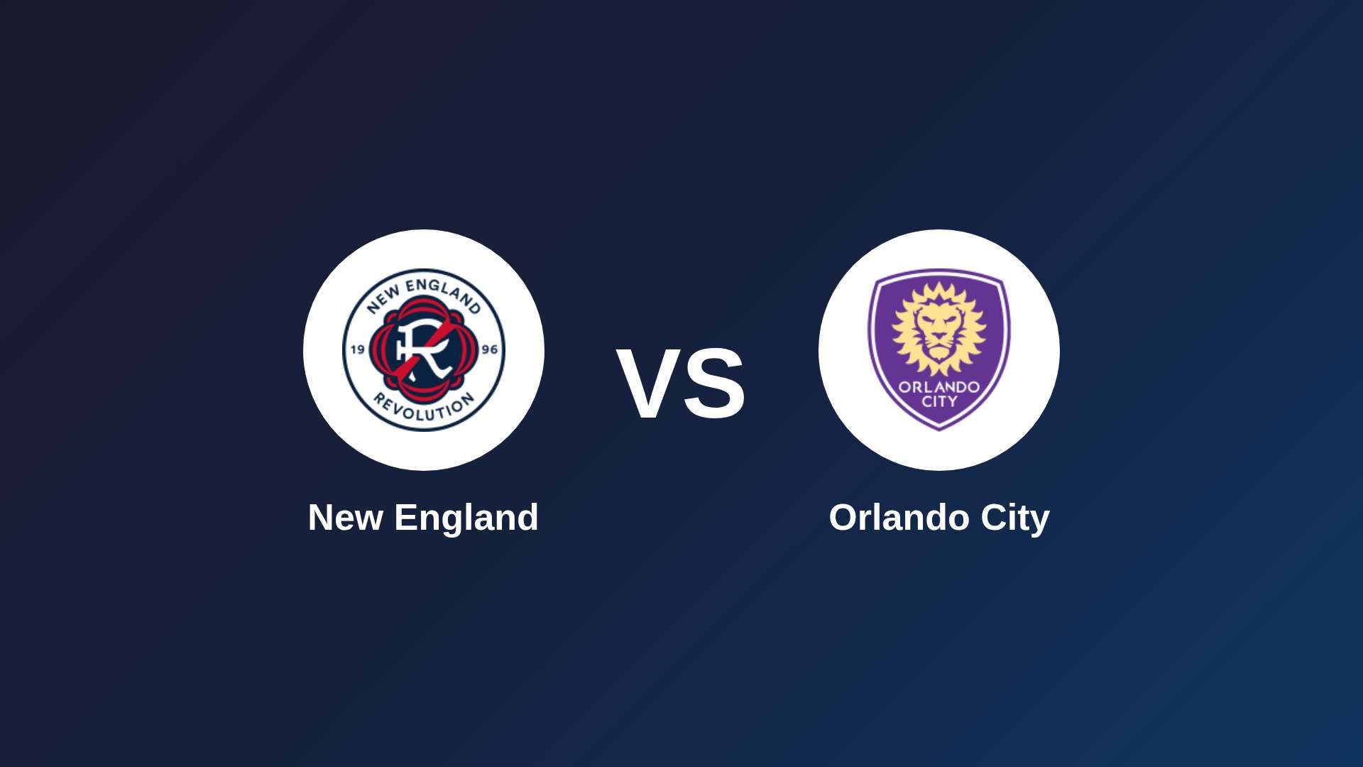 New England vs Orlando City