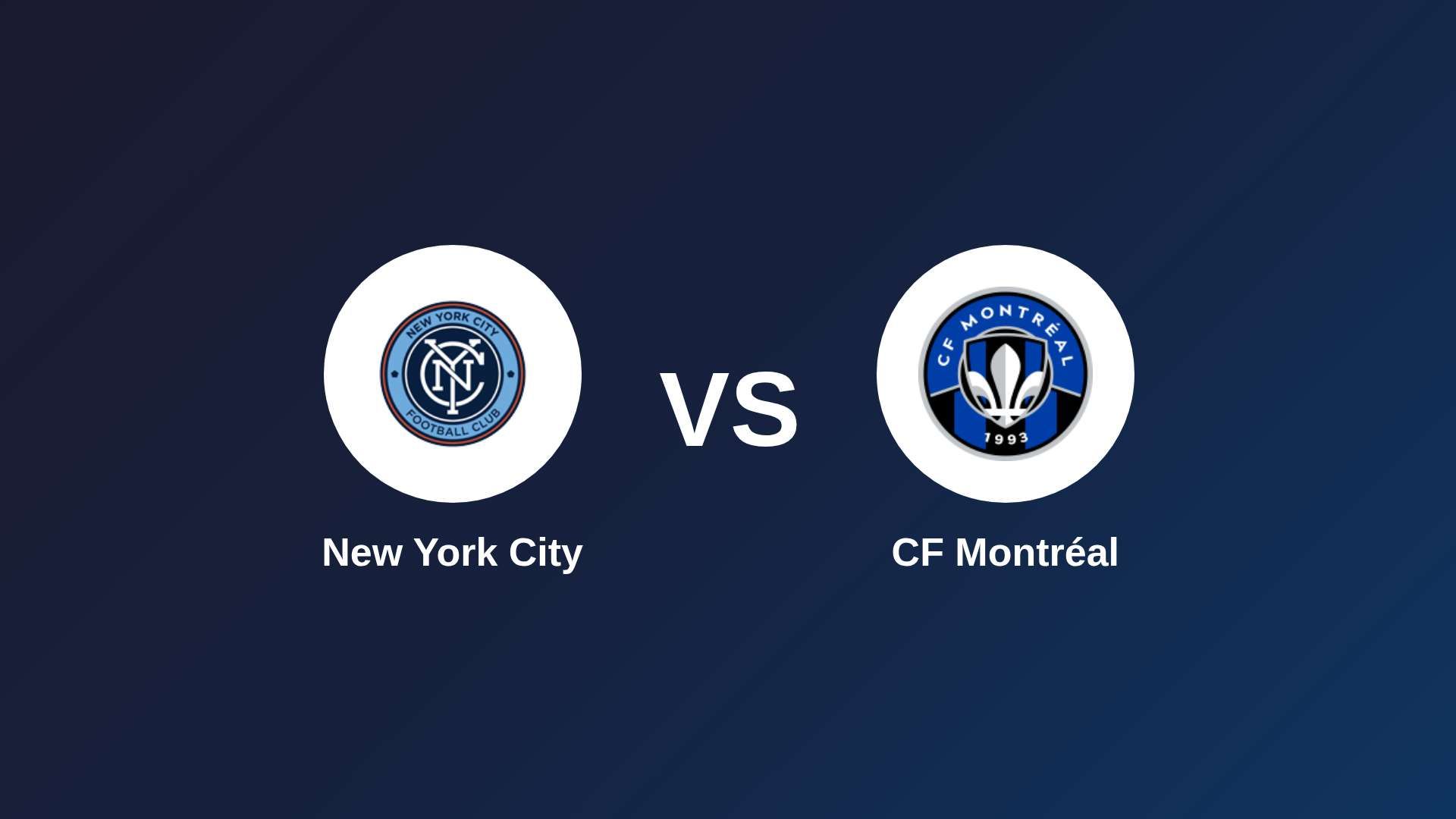 New York City vs CF Montréal
