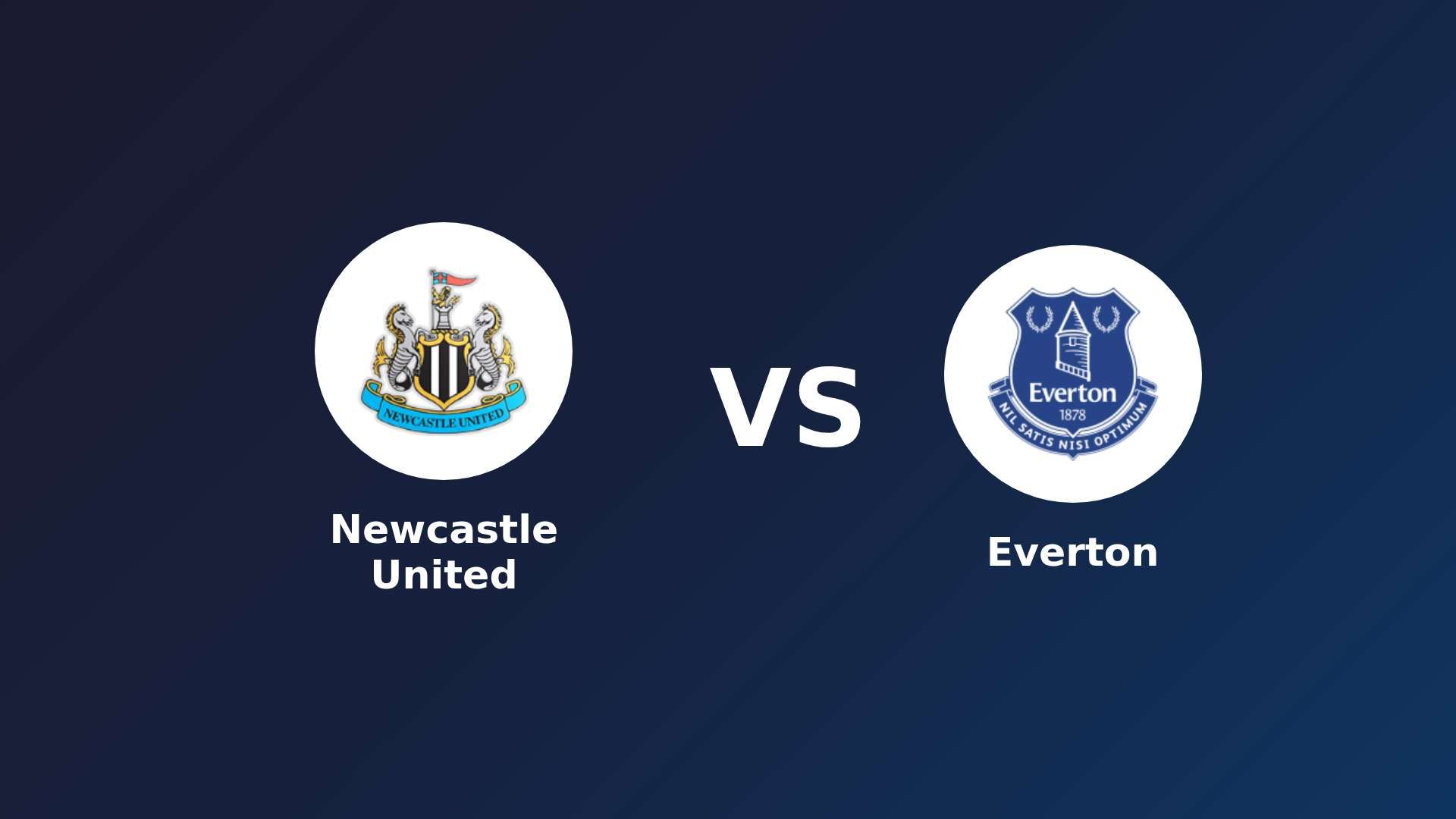 Newcastle United vs Everton