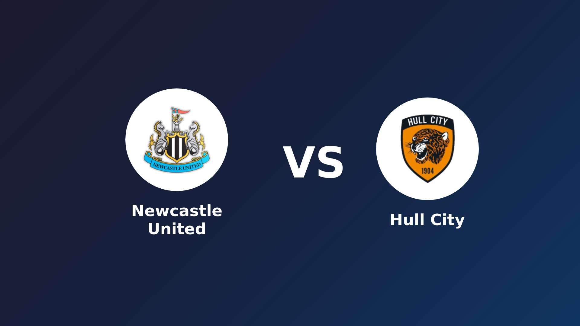 Newcastle United vs Hull City