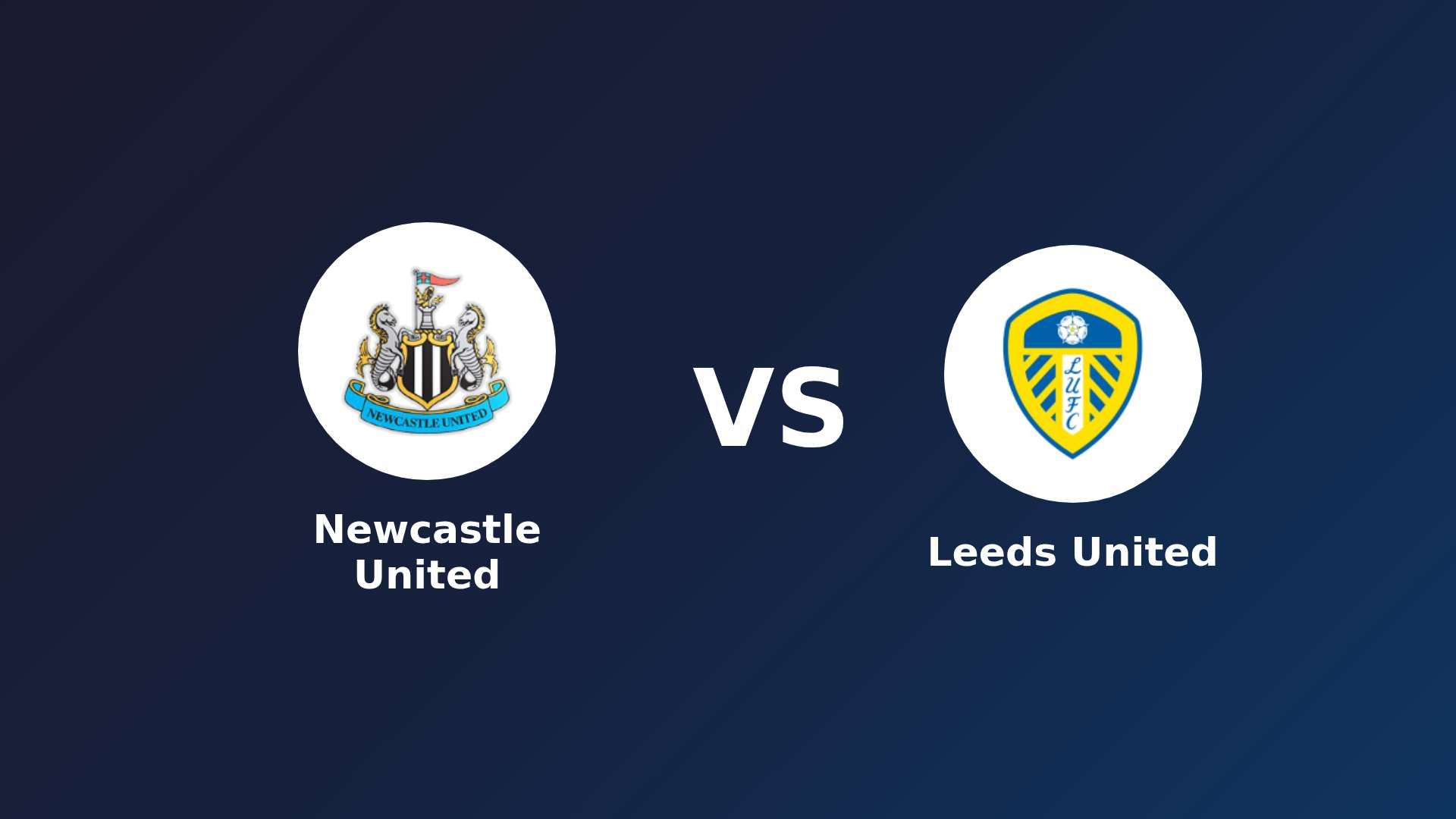 Newcastle United vs Leeds United