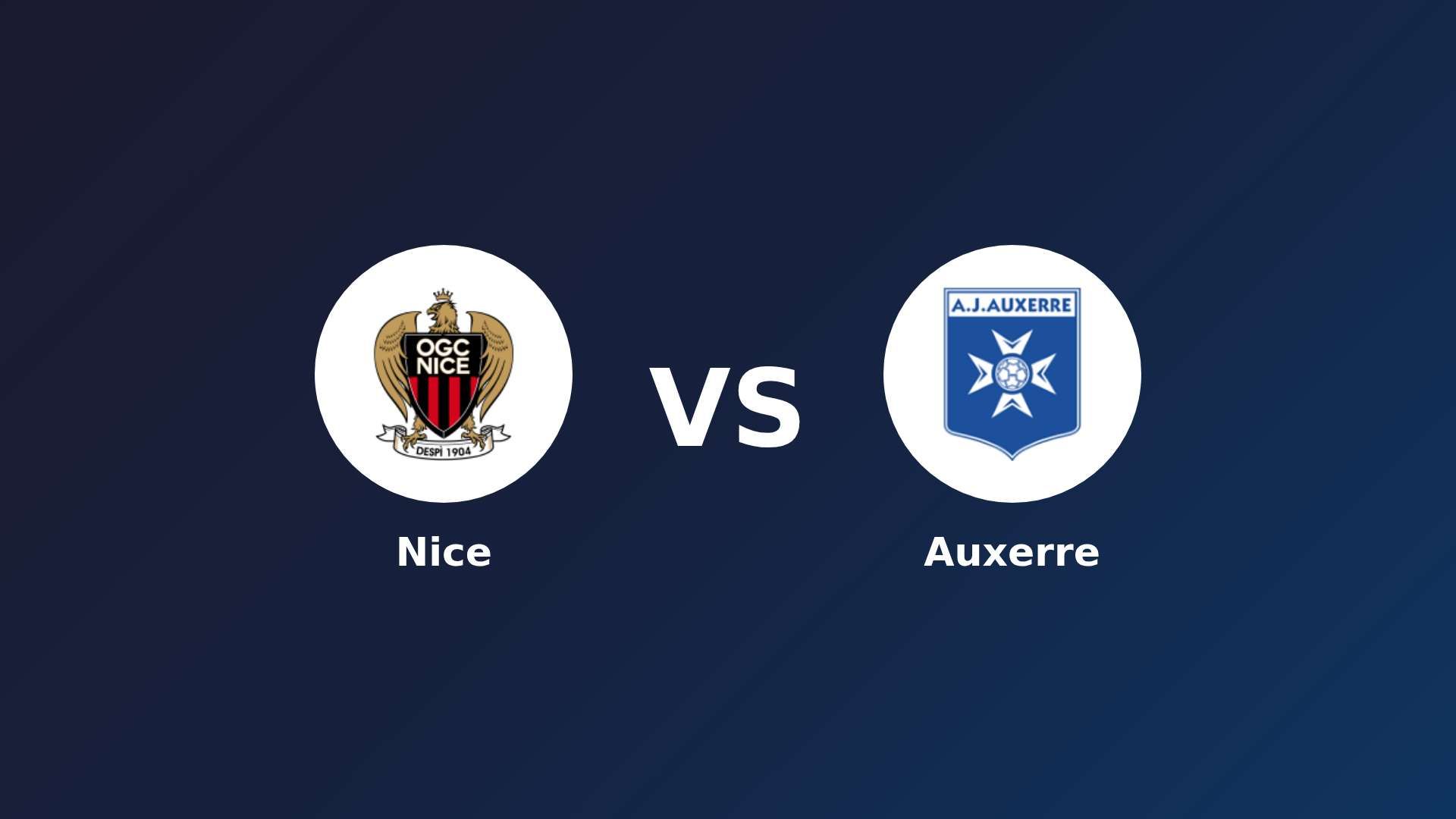 Nice vs Auxerre