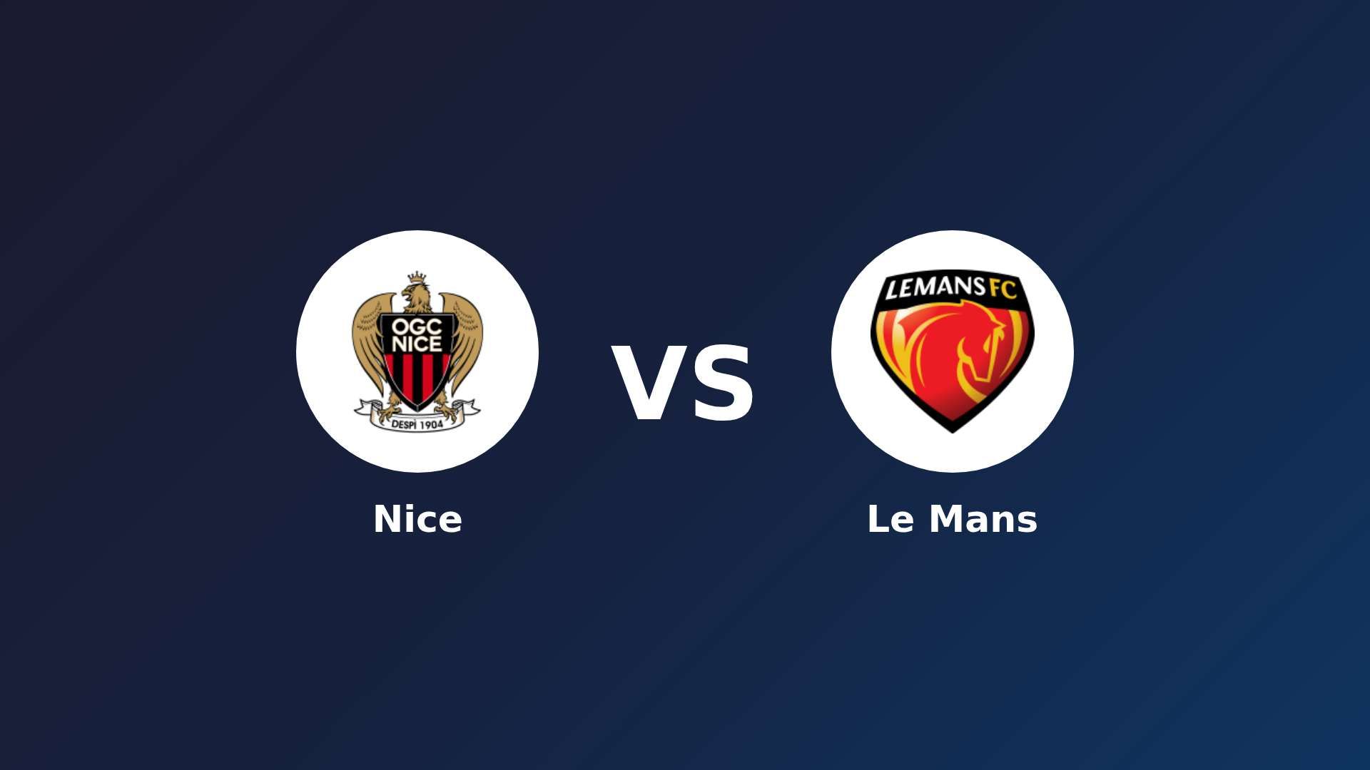 Nice vs Le Mans