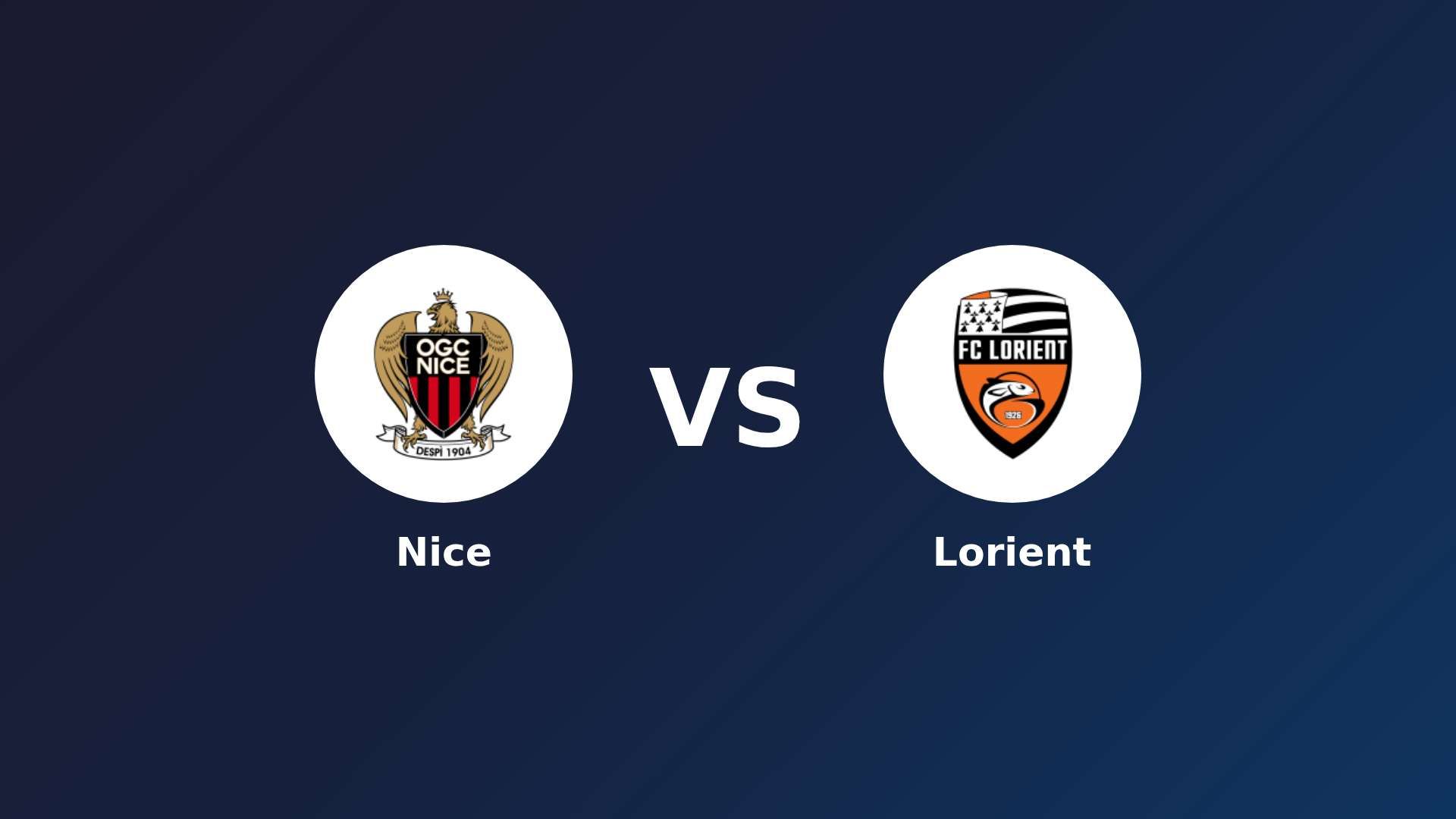 Nice vs Lorient