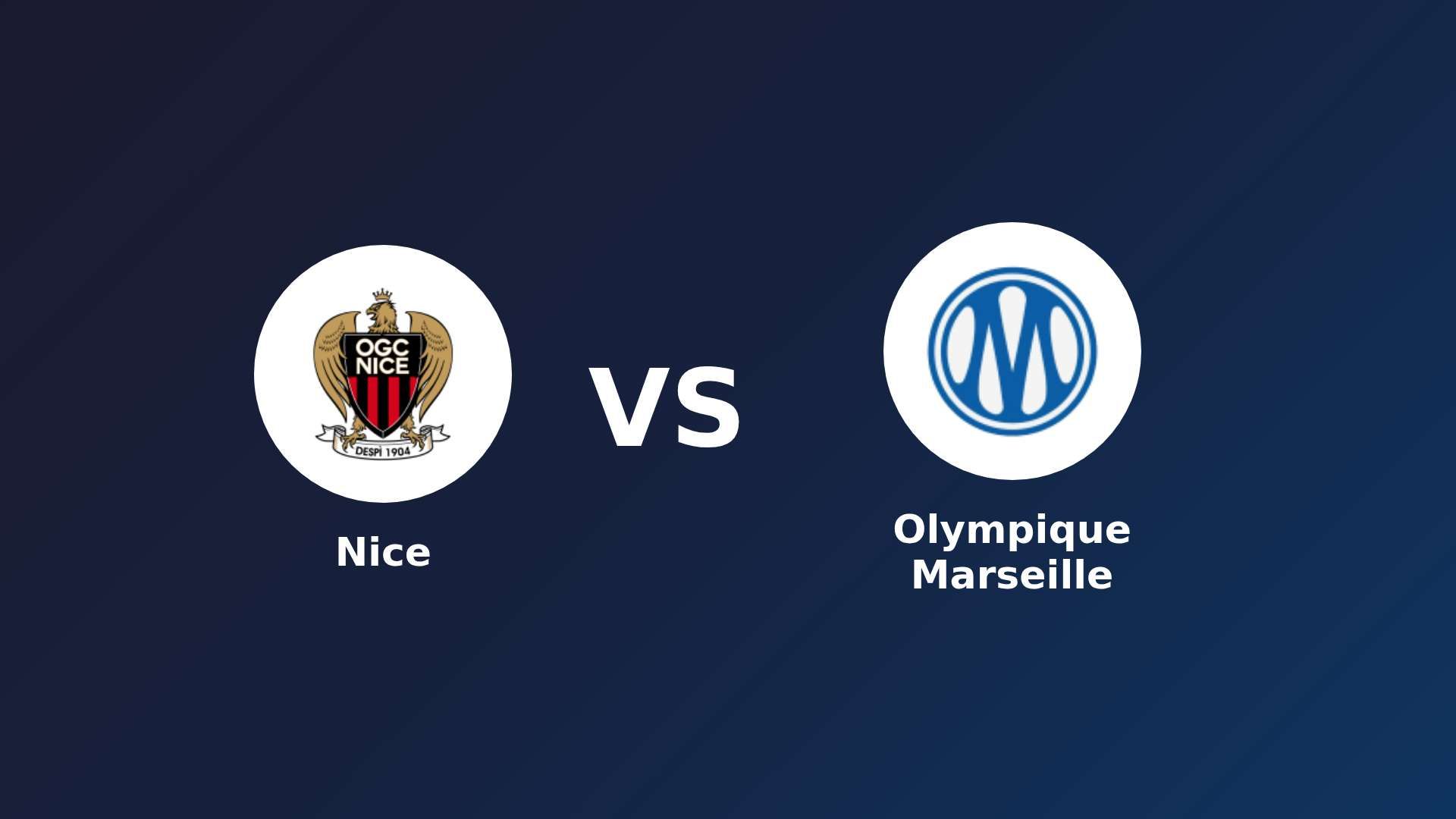Nice vs Olympique Marseille