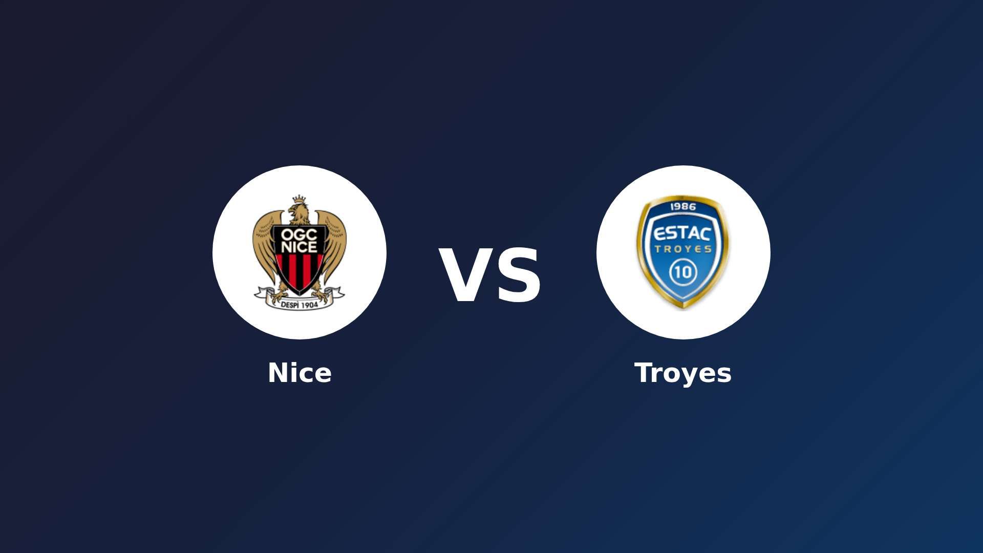 Nice vs Troyes