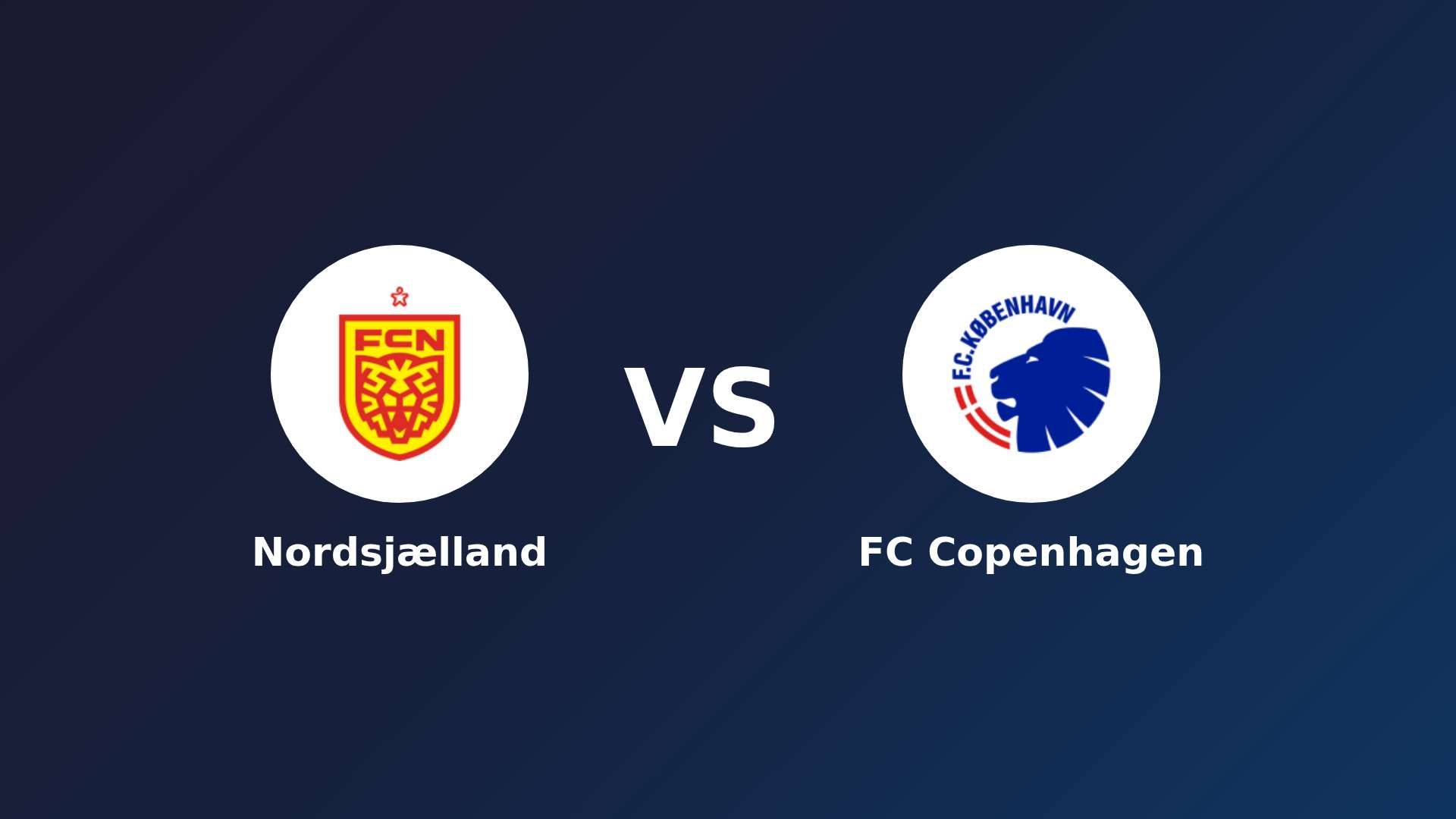 Nordsjælland vs FC København