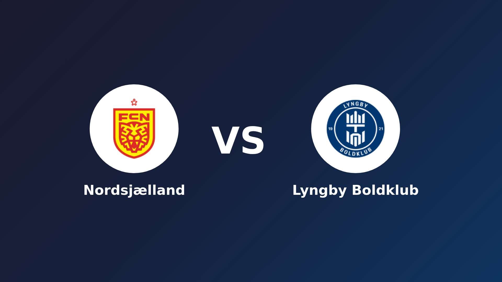 Nordsjælland vs Lyngby Boldklub