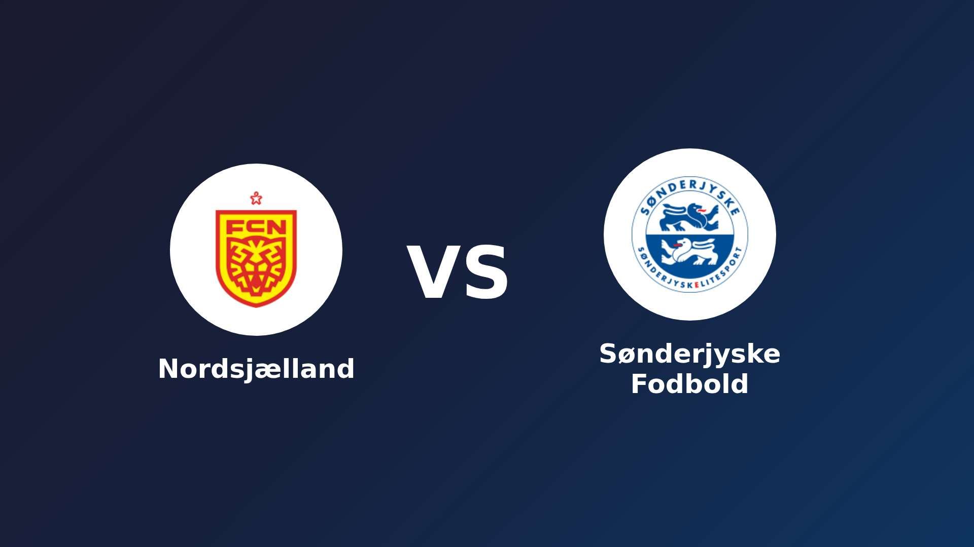 Nordsjælland vs Sønderjyske Fodbold