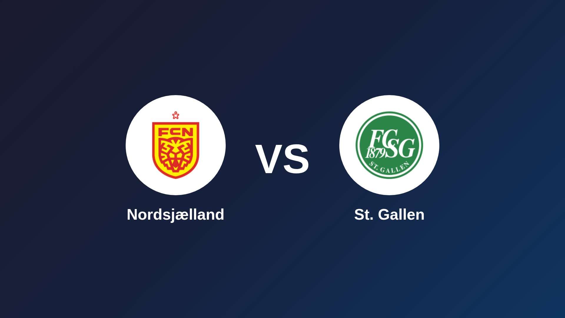 Nordsjælland vs St. Gallen