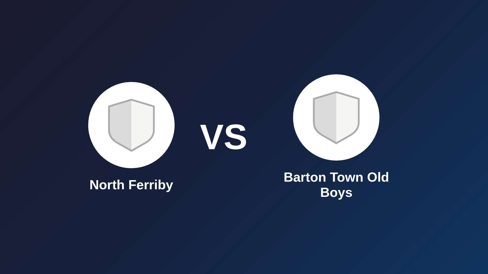 North Ferriby vs Barton Town Old Boys