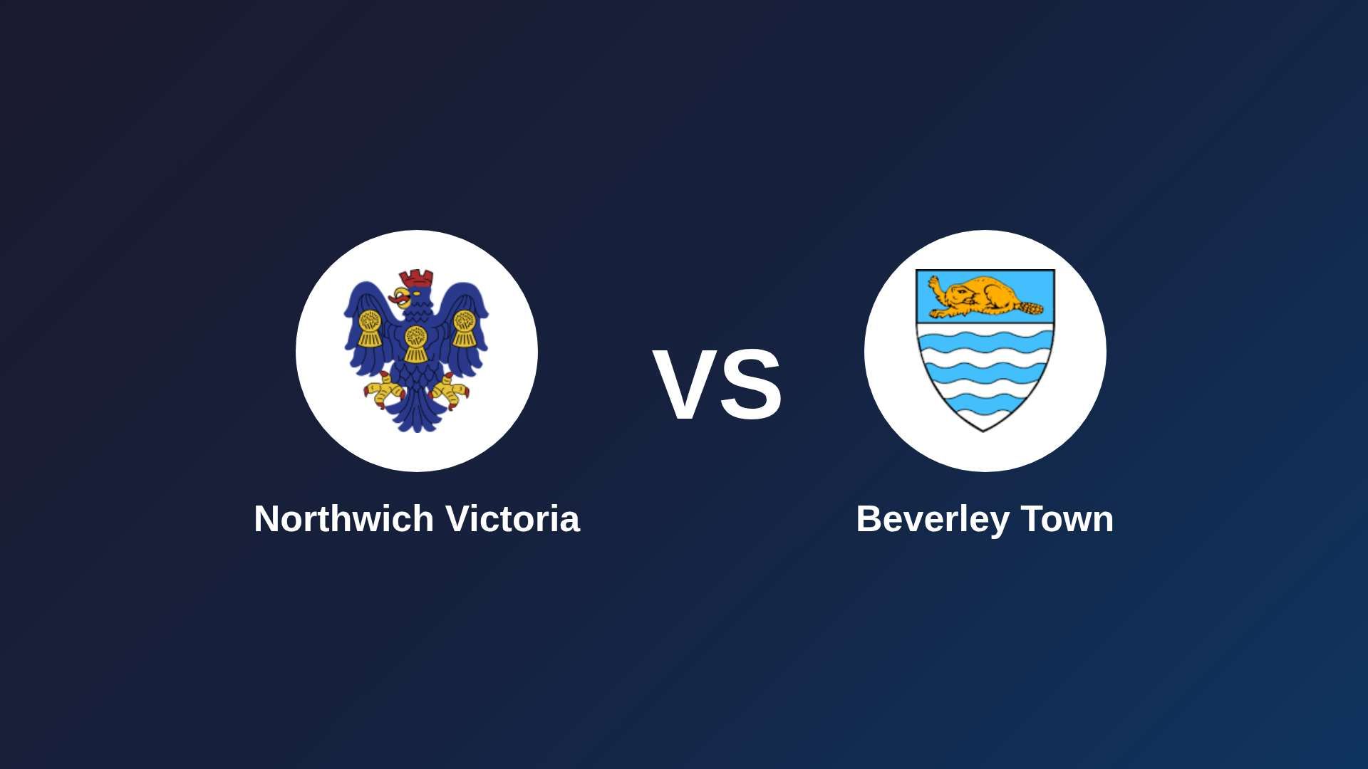 Northwich Victoria vs Beverley Town