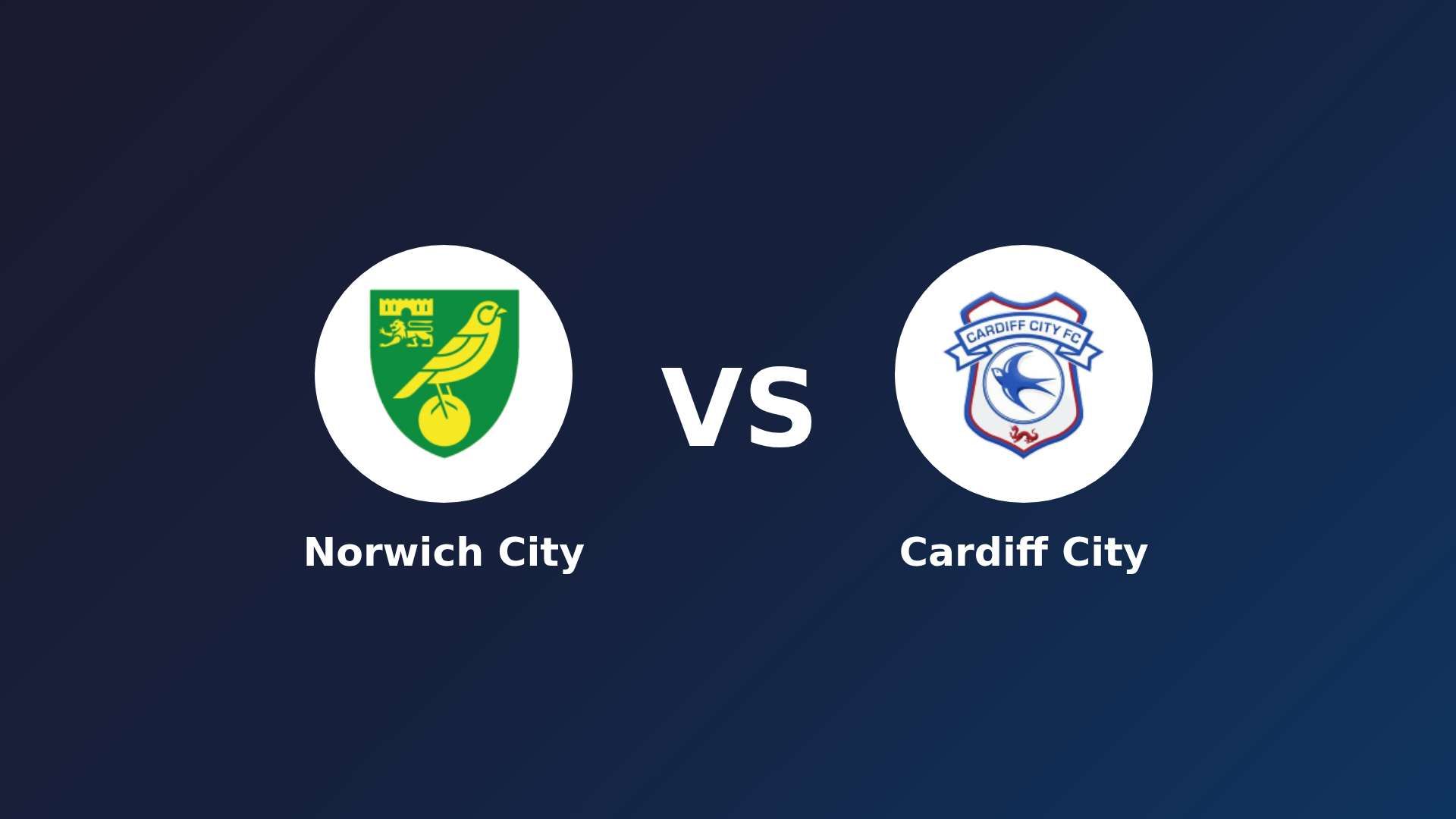 Norwich City vs Cardiff City