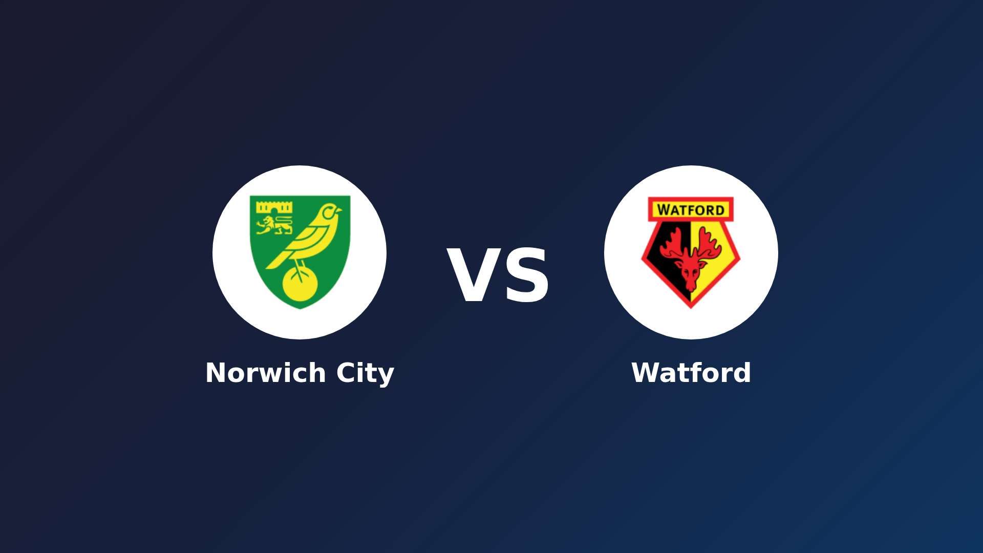 Norwich City vs (F)atford