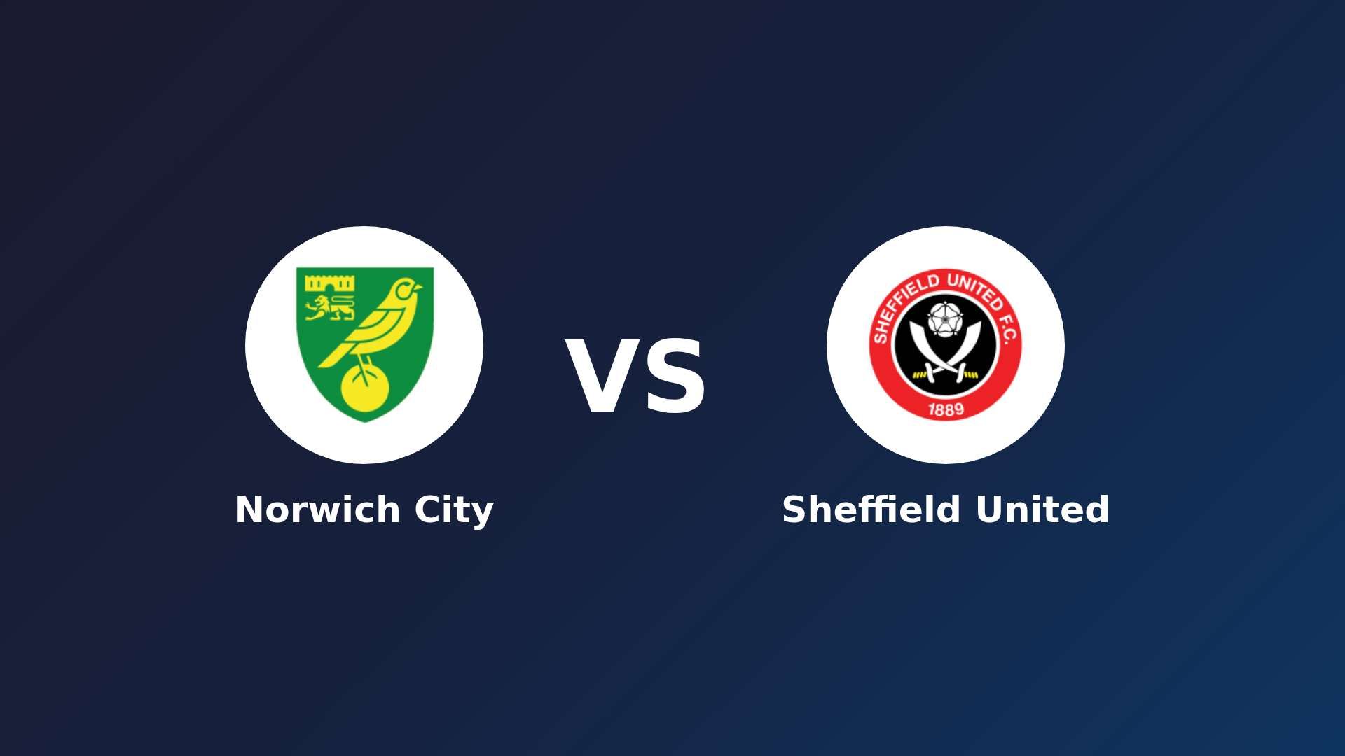 Norwich City vs Sheffield United